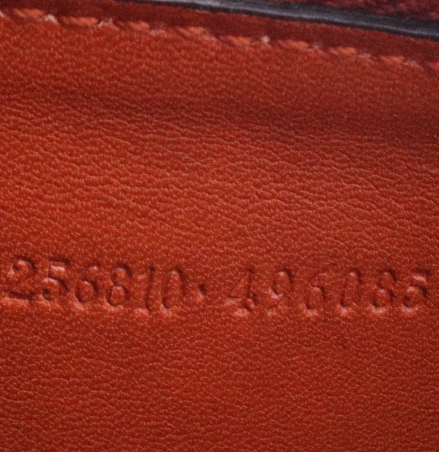Microguccissima leather zip-around coin purse
