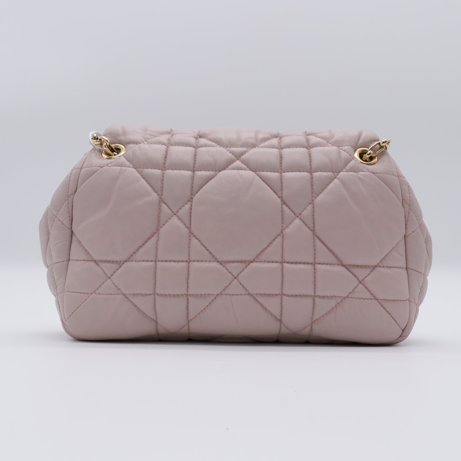 Pink Cannage Milly La Foret Shoulder Bag twins