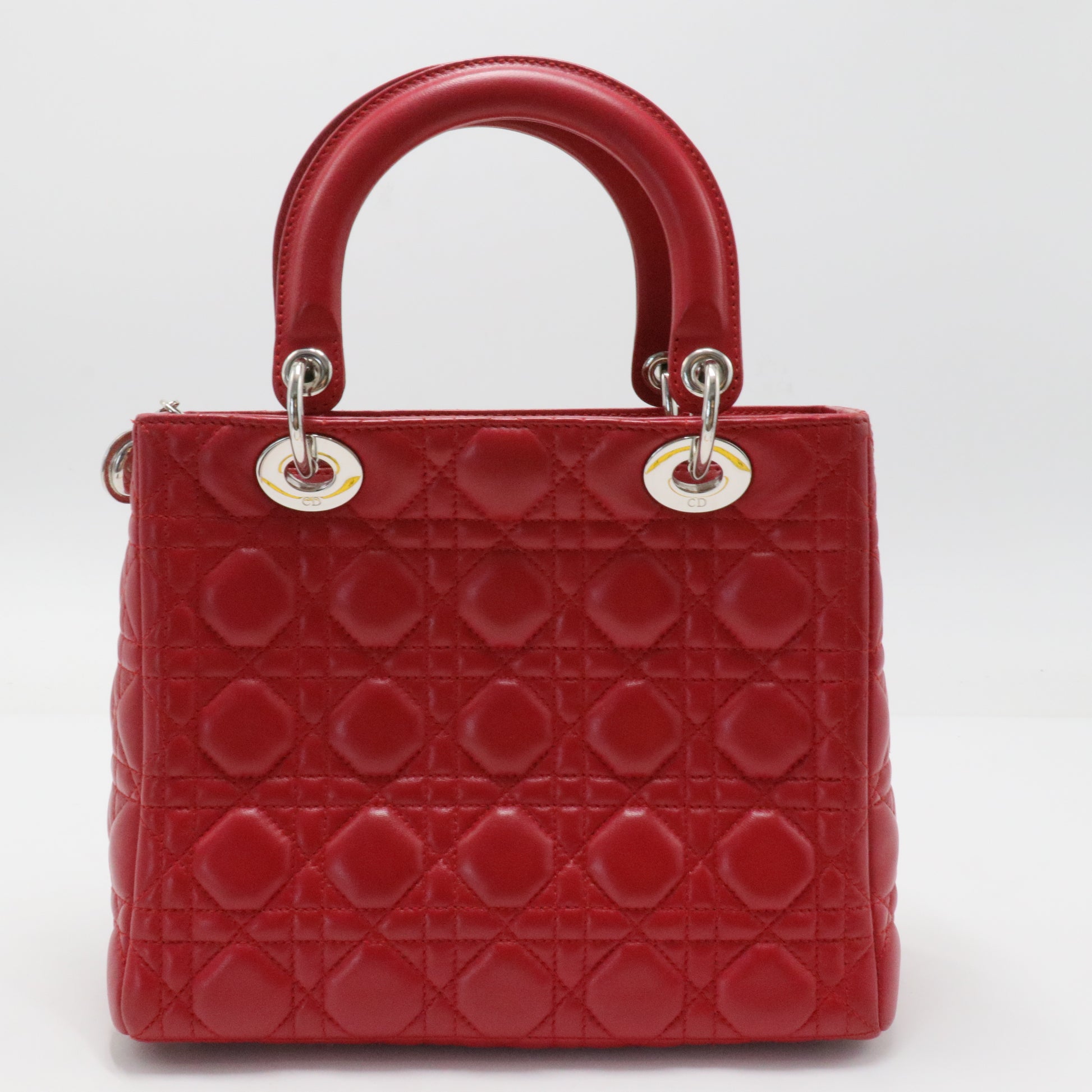 Lady Dior Bag Cannage Quilt Lambskin Medium