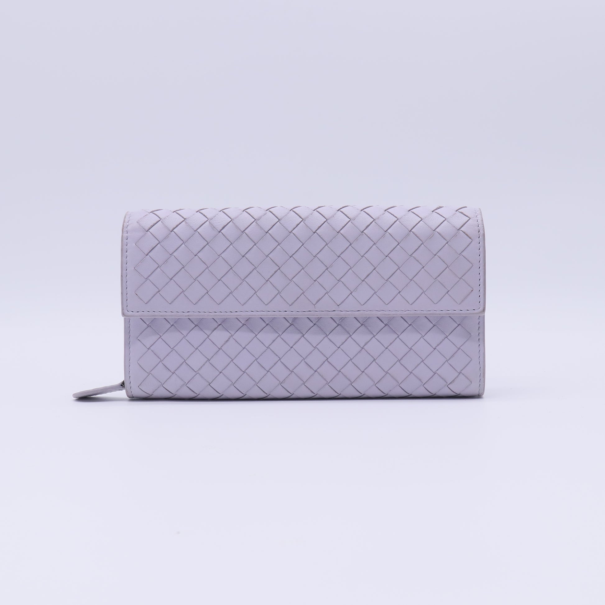 Nappa Intrecciato Continental Flap Wallet W21584