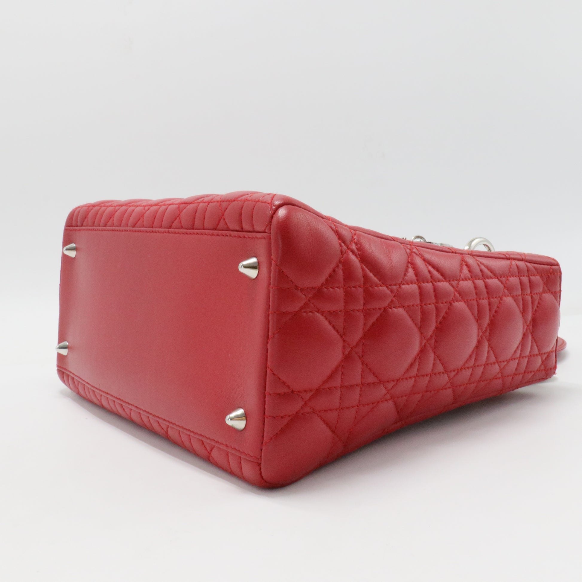 Lady Dior Bag Cannage Quilt Lambskin Medium