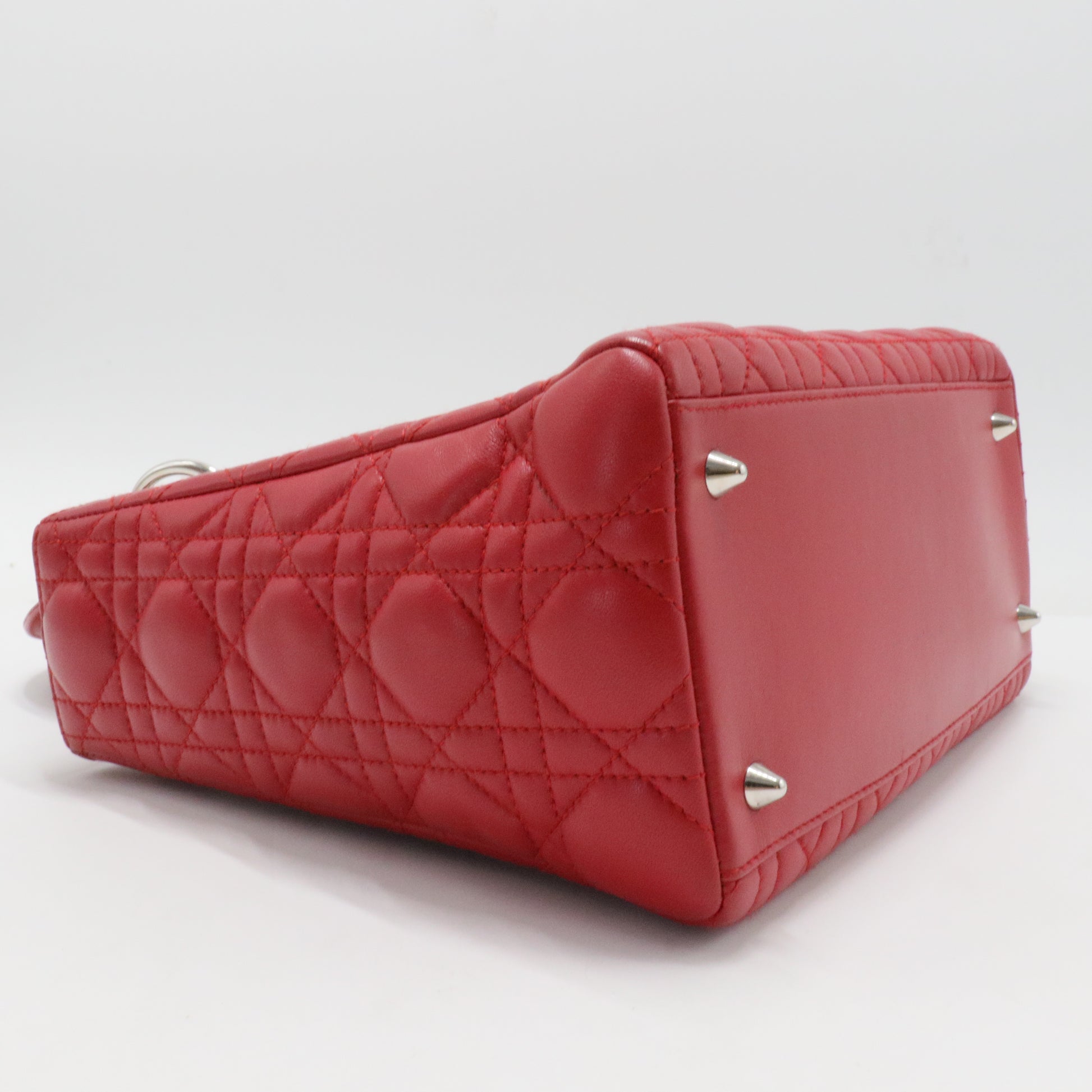 Lady Dior Bag Cannage Quilt Lambskin Medium