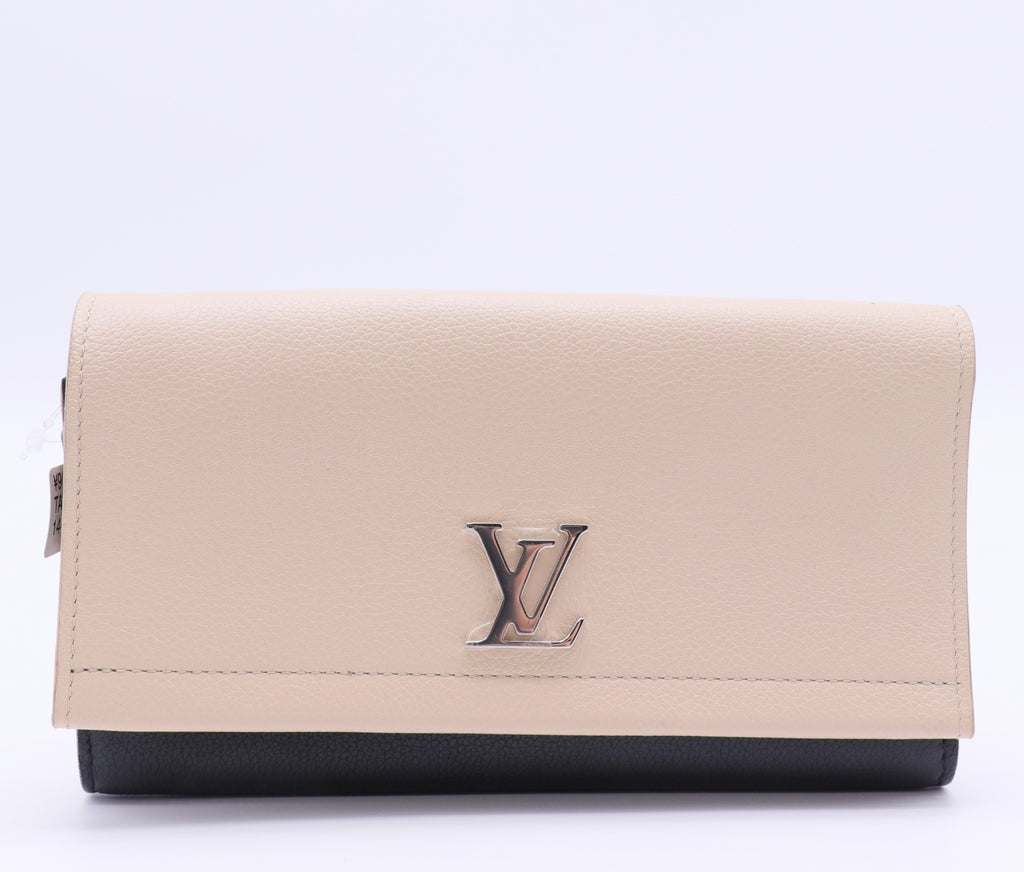 Lockme II Wallet Brown Beige twins