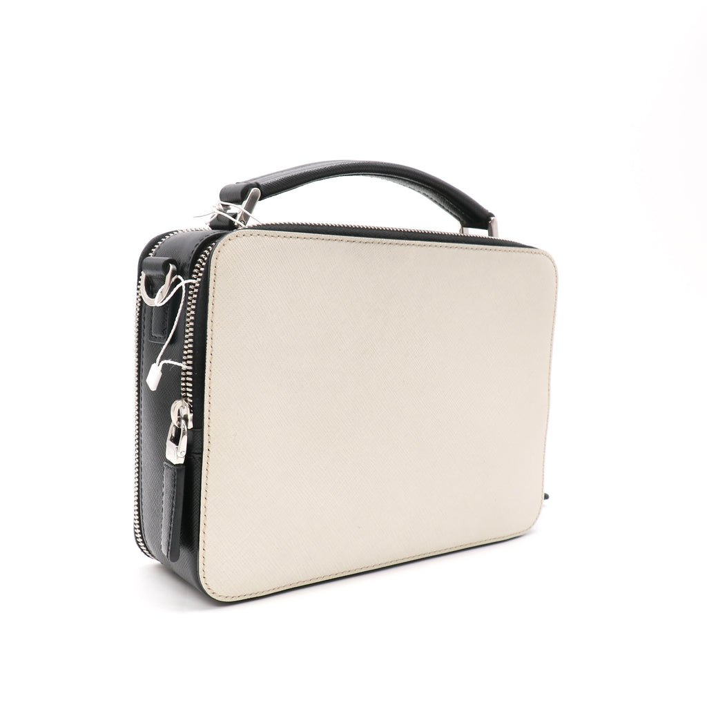 Prada Brique Saffiano Leather Bag twins LDZ477