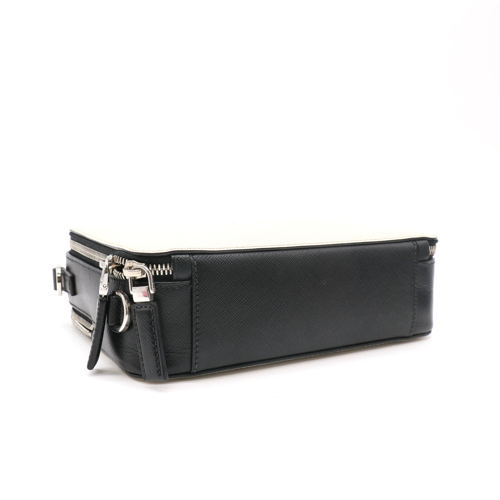 Prada Brique Saffiano Leather Bag twins LDZ477