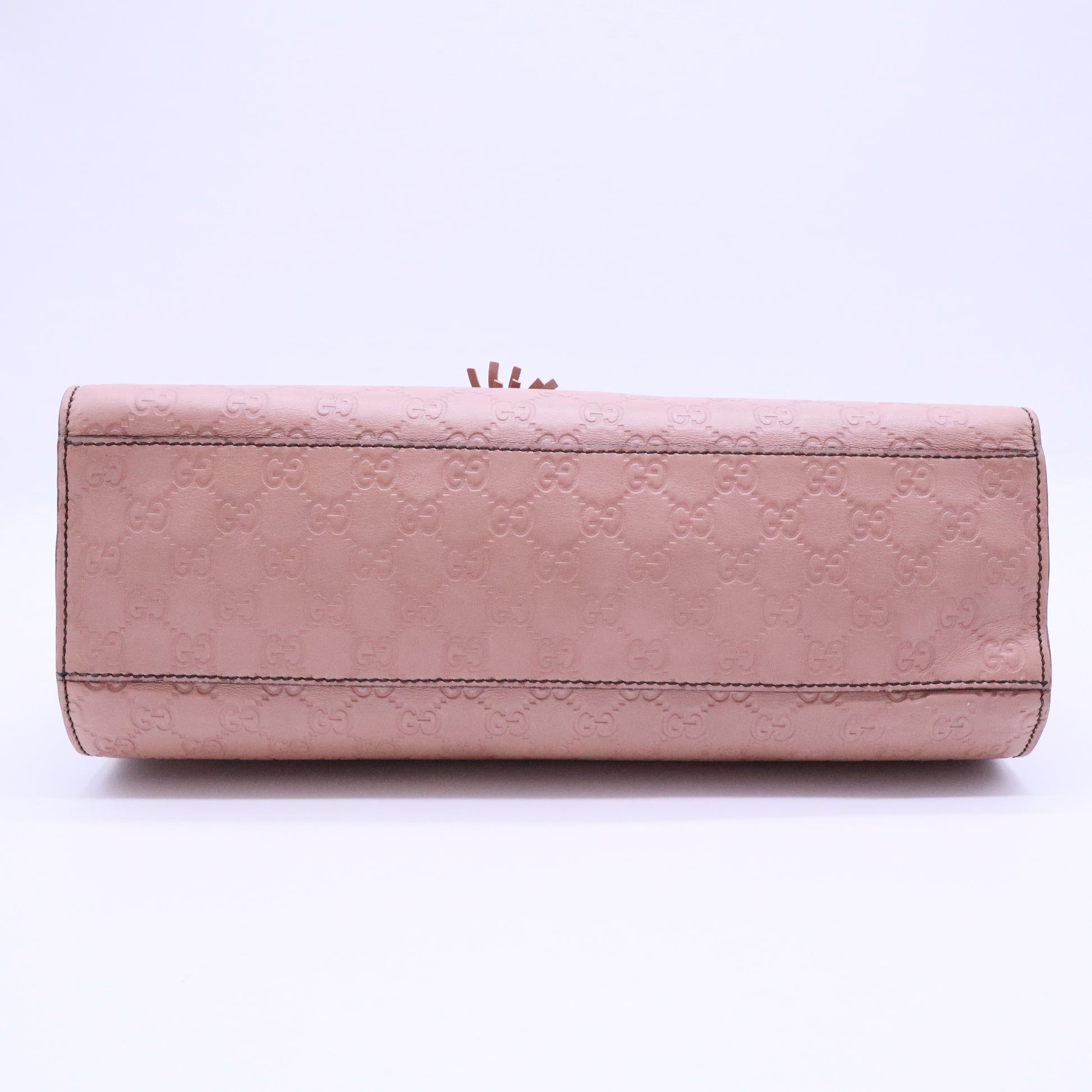 Emily Chain Flap Shoulder Bag Guccissima Leather Large