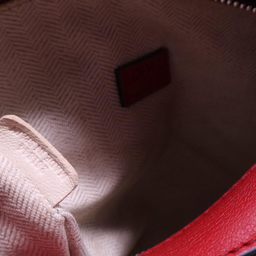 Calfskin Mini Puzzle Bag Pomodoro B20716