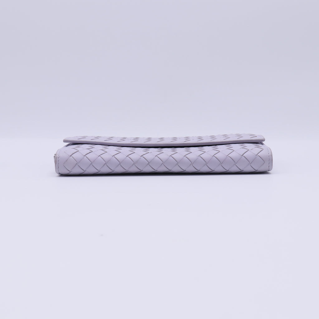 Nappa Intrecciato Continental Flap Wallet W21584