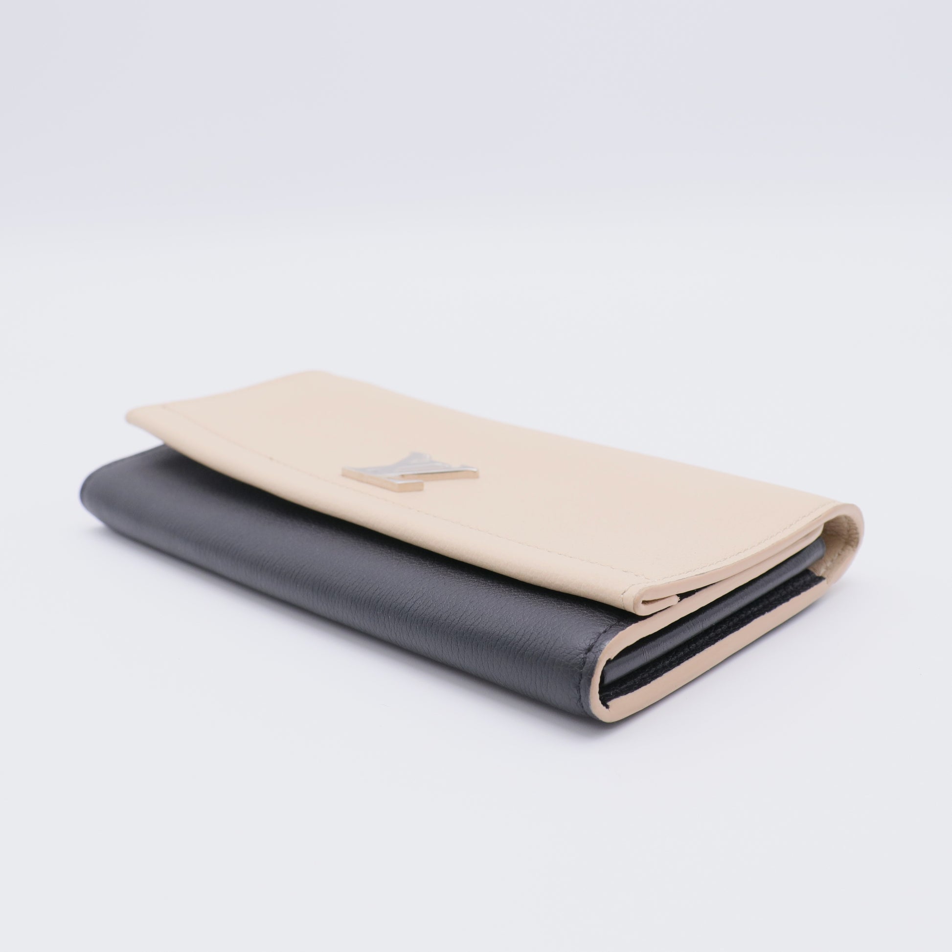 Lockme II Wallet Brown Beige twins