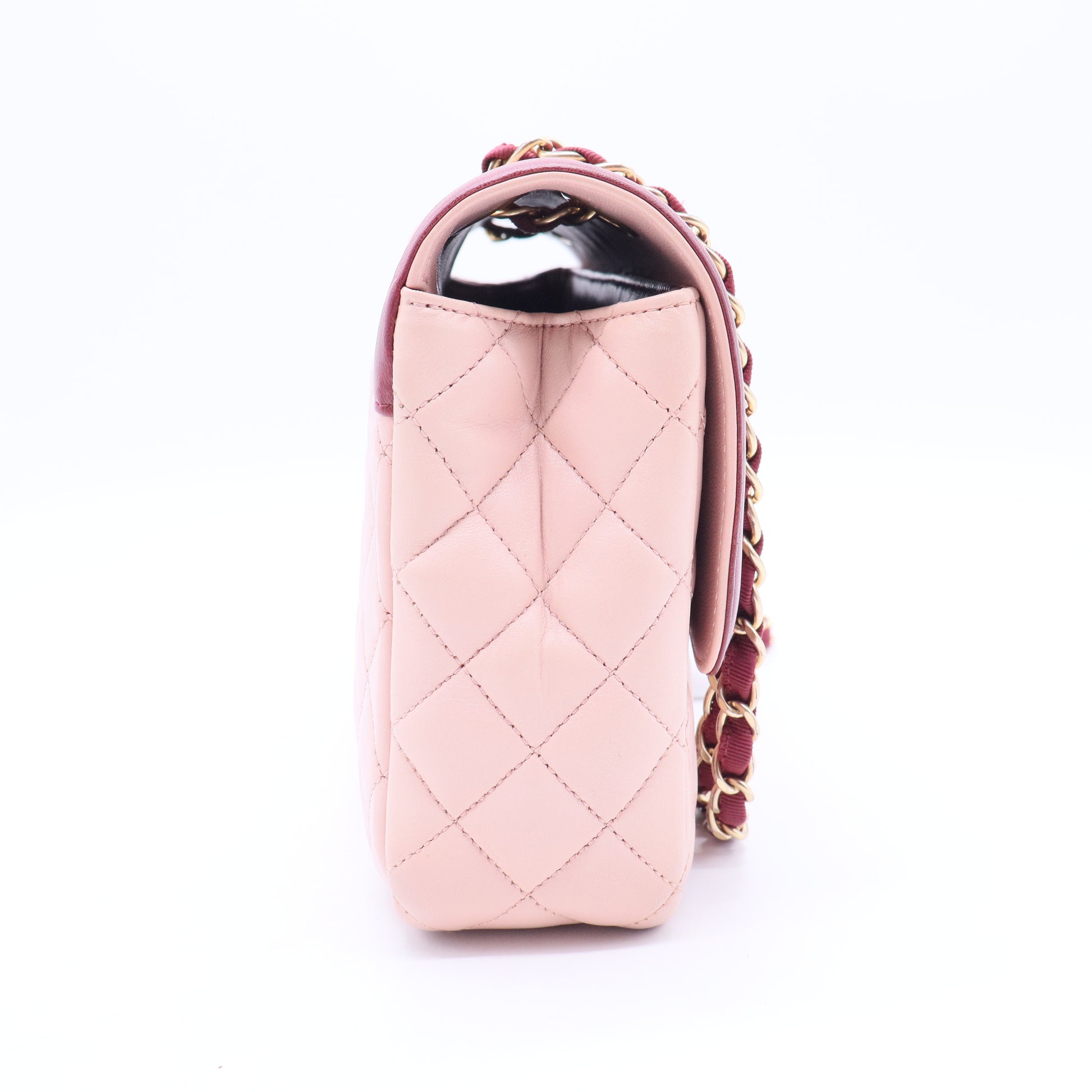 Pink Medium Lambskin Two Tone Day Flap B20258