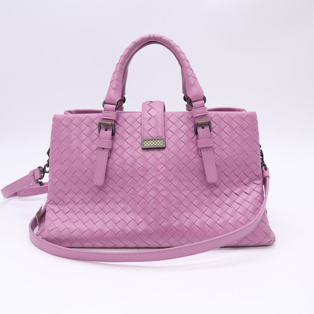 Bottega Veneta Intrecciato Nappa Leather Mini Roma Tote Bag Twins B24071