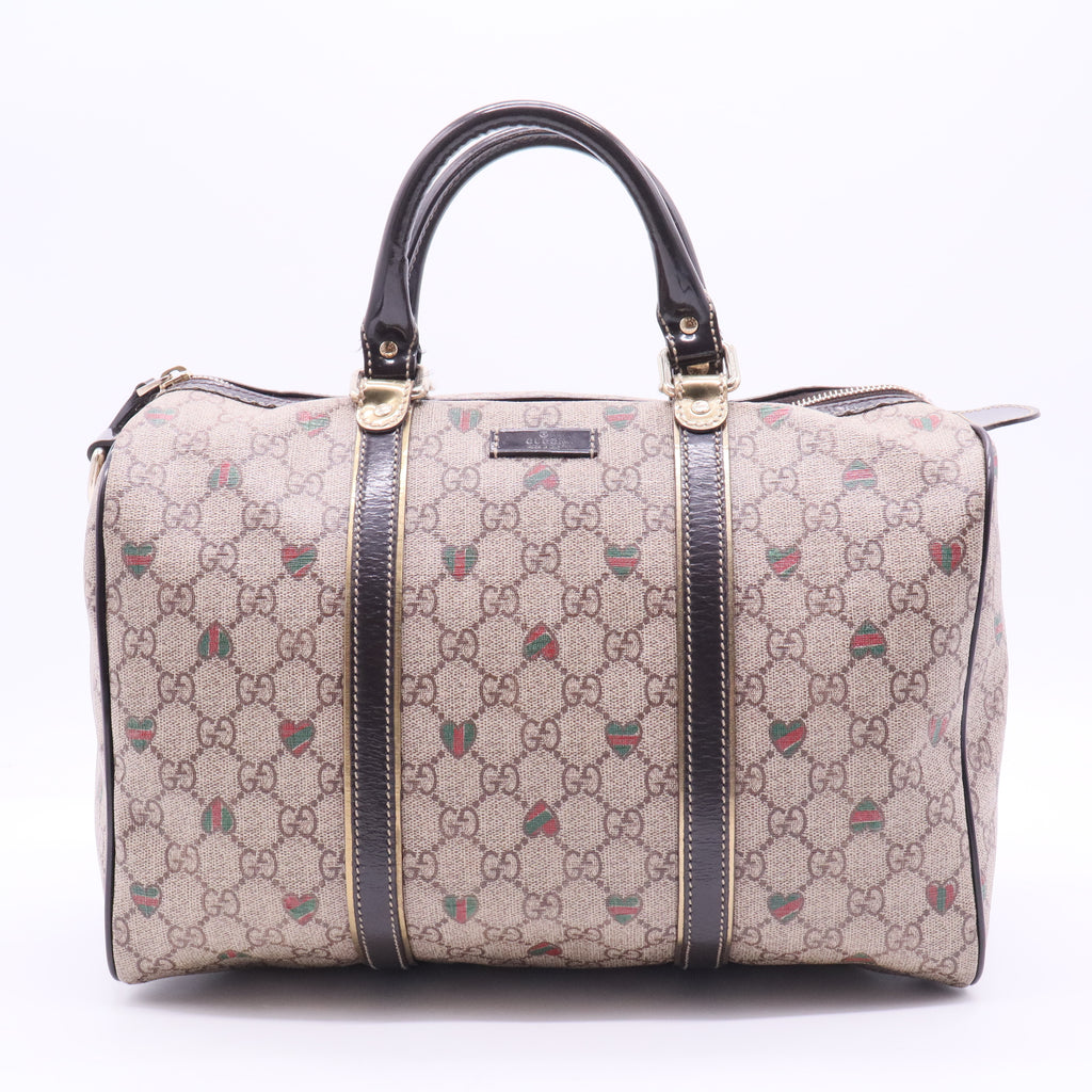 Tattoo Hearts Boston Bag