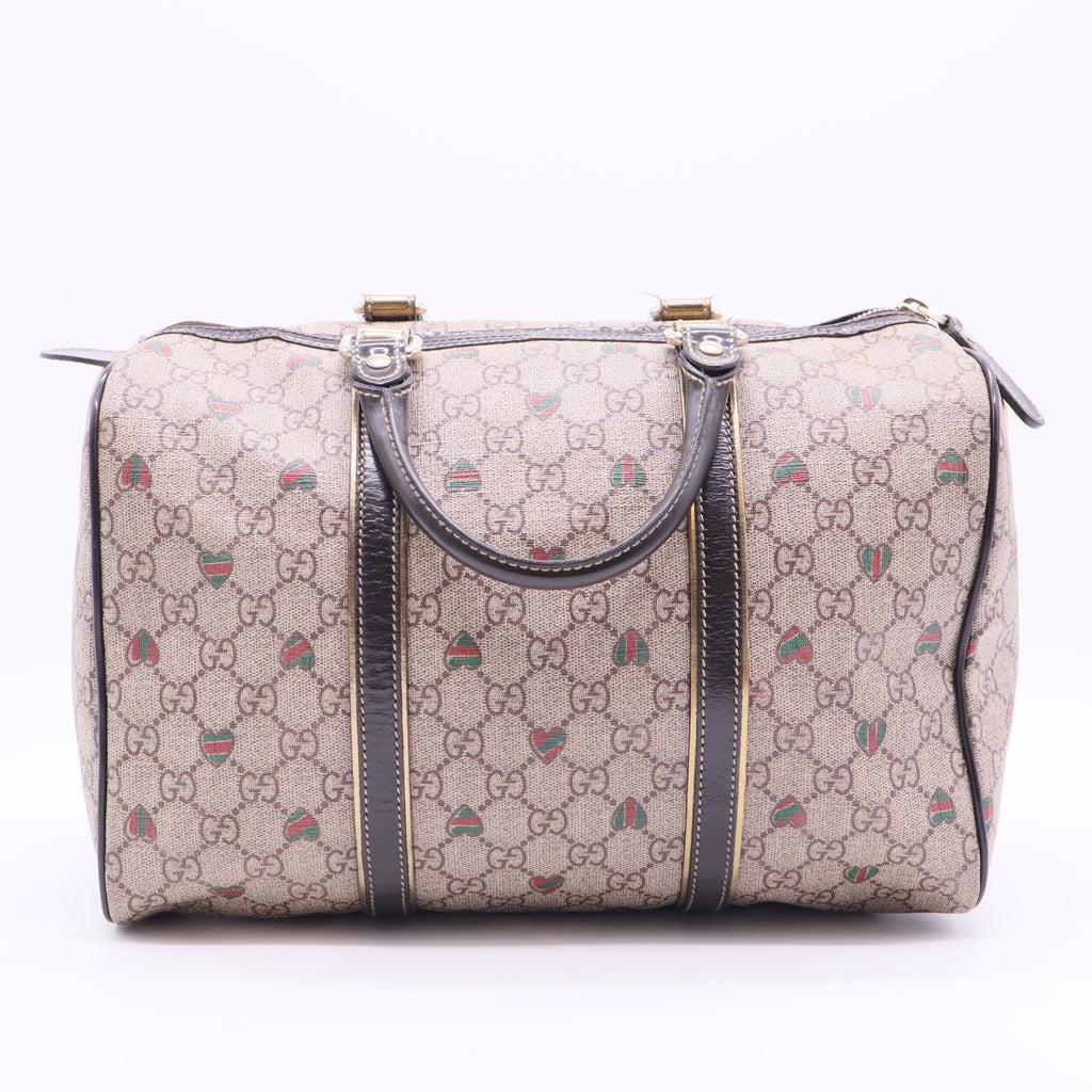Tattoo Hearts Boston Bag
