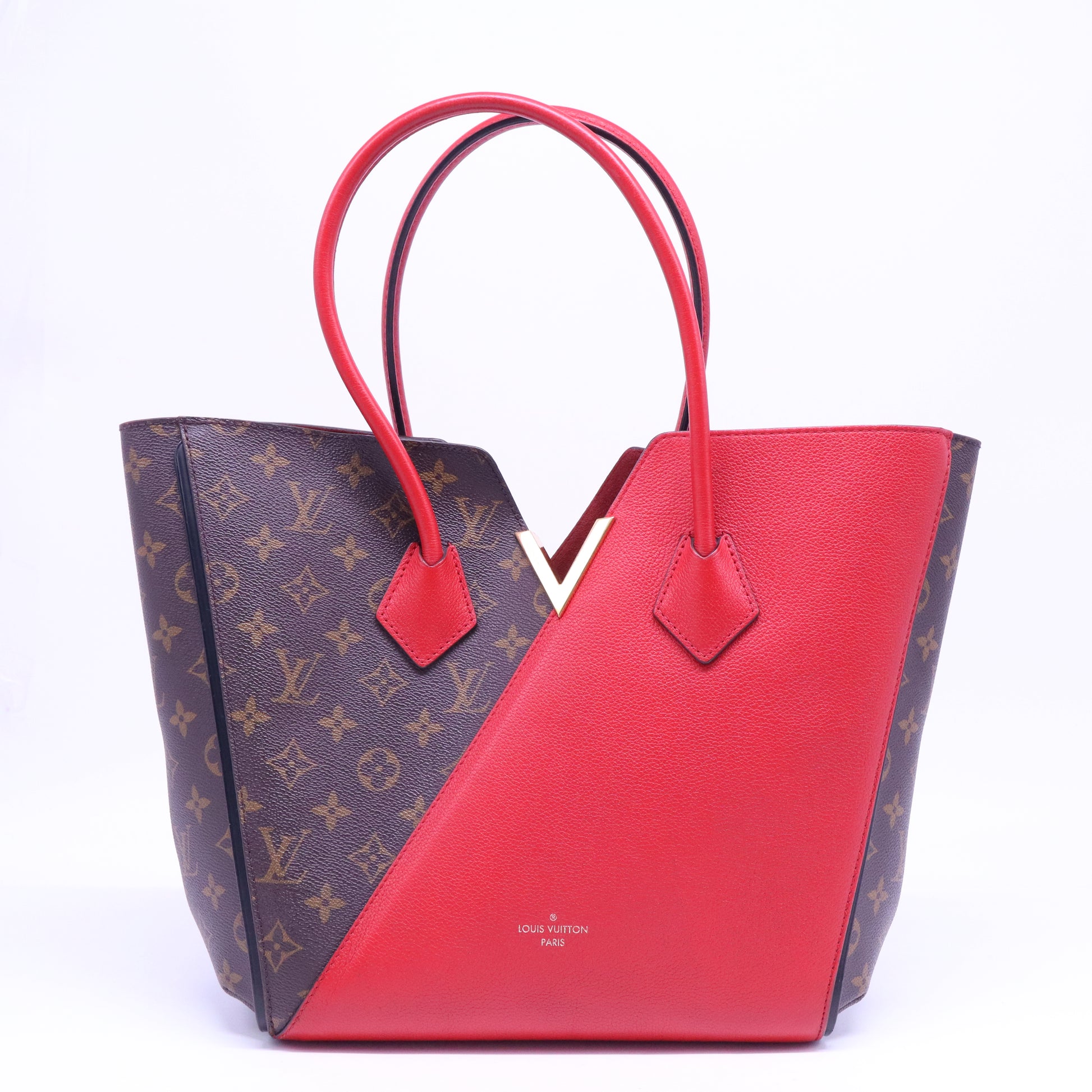 Calfskin Monogram Kimono Tote Cherry B21181