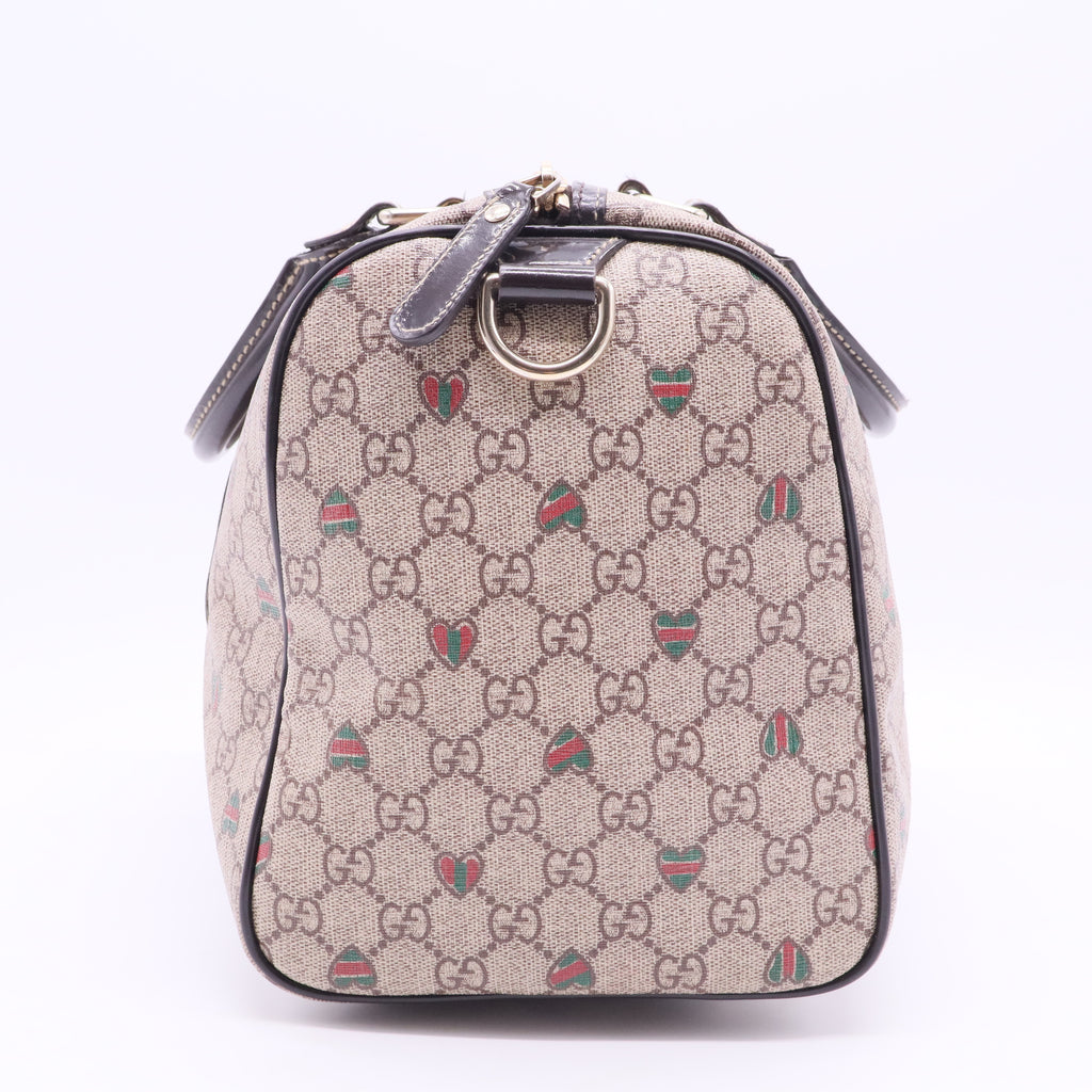 Tattoo Hearts Boston Bag