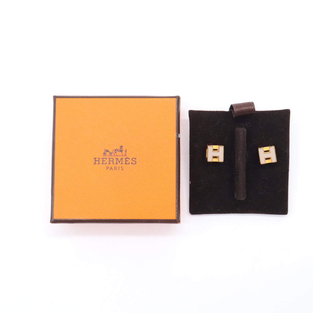 Hermes Cage dH Earrings W21540