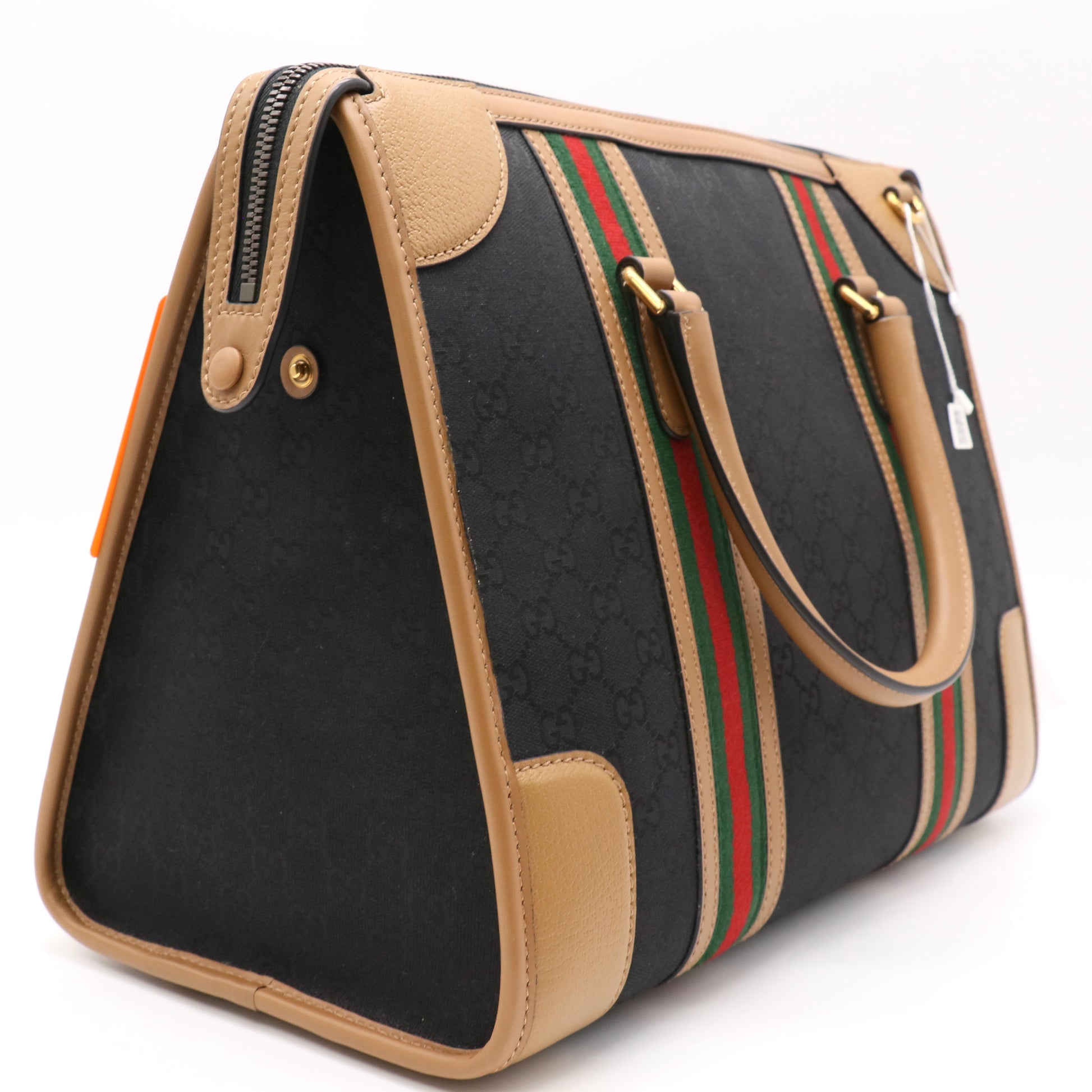 Gucci GG Canvas Bauletto Duffel Bag twins LDZ474