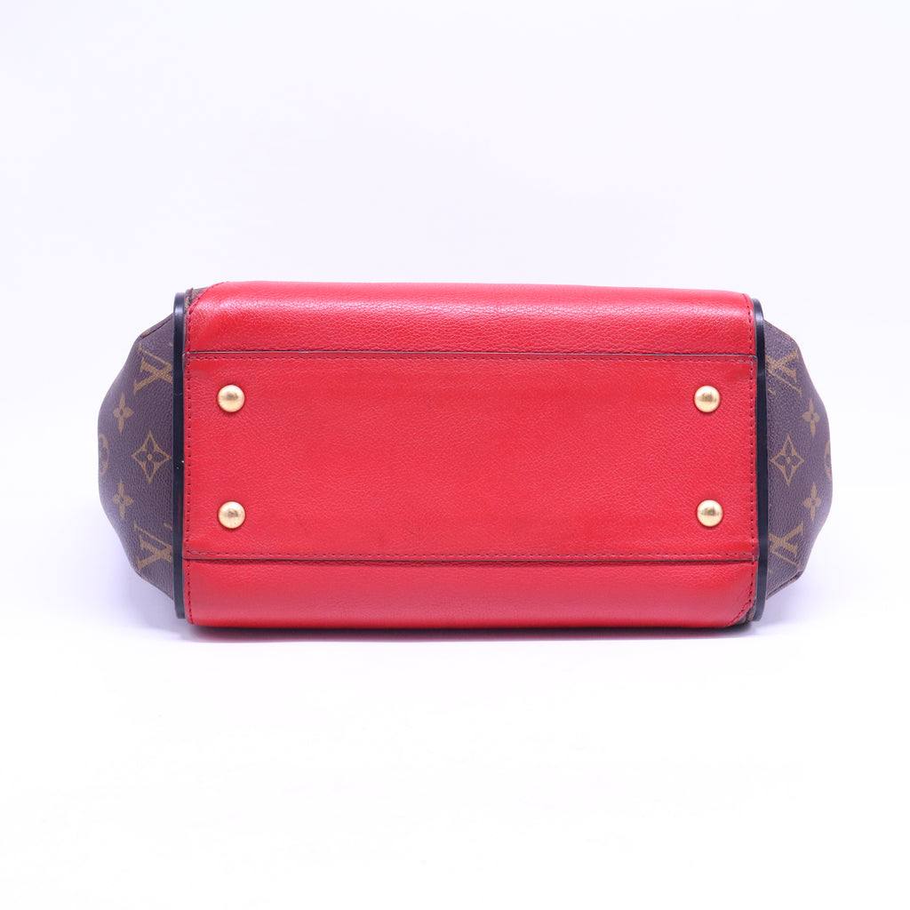 Calfskin Monogram Kimono Tote Cherry B21181