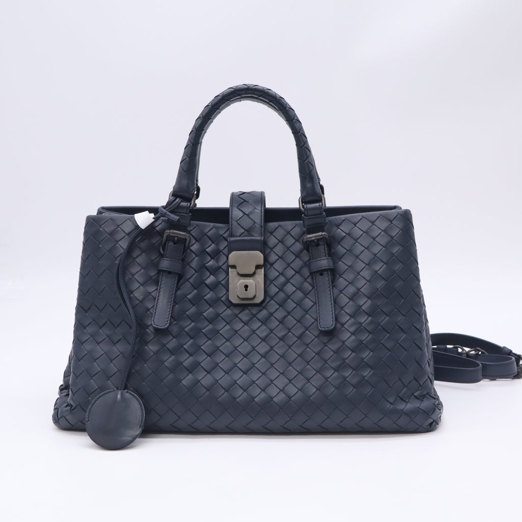 Bottega Veneta Intrecciato Nappa Leather Small Roma Tote Bag Twins B24059
