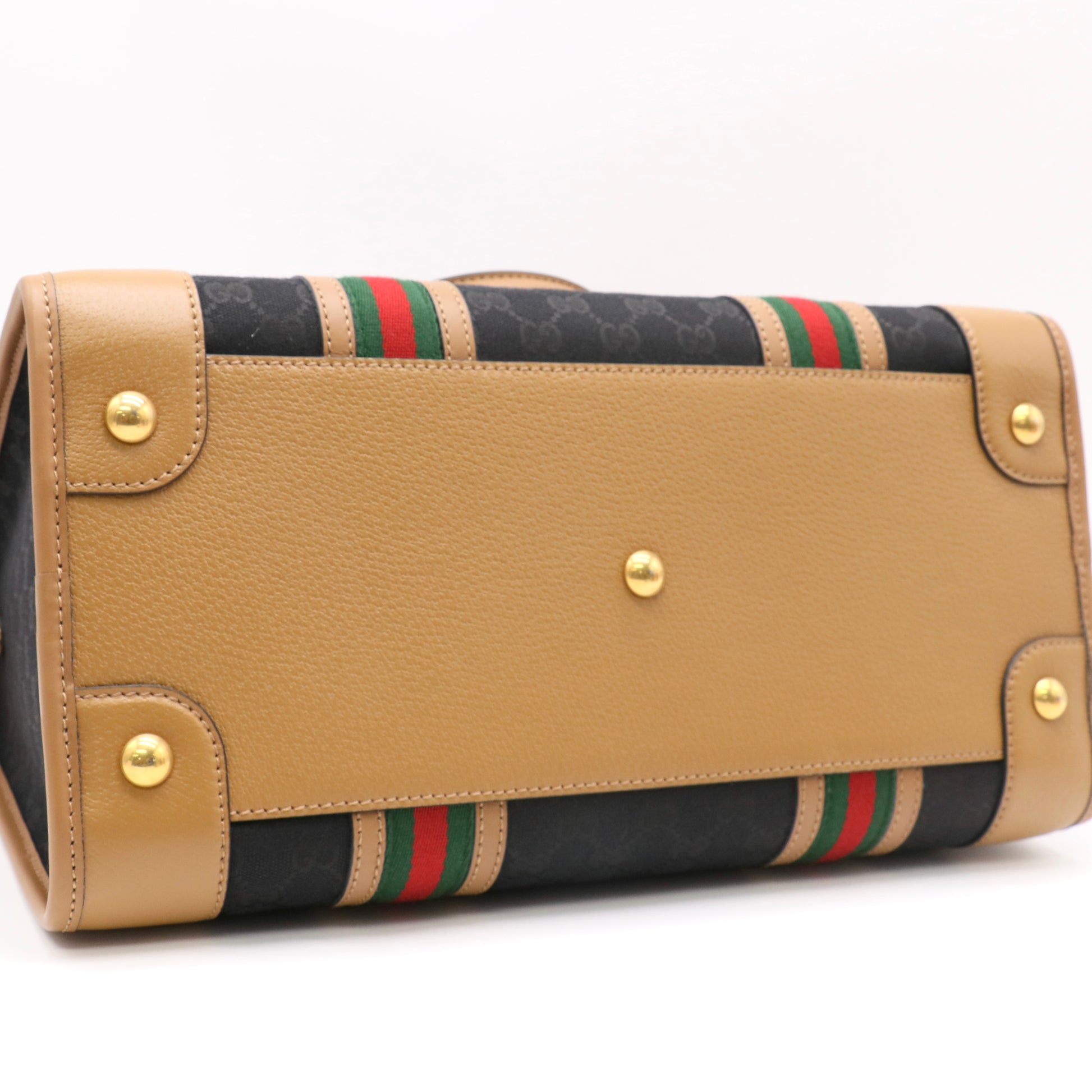 Gucci GG Canvas Bauletto Duffel Bag twins LDZ474