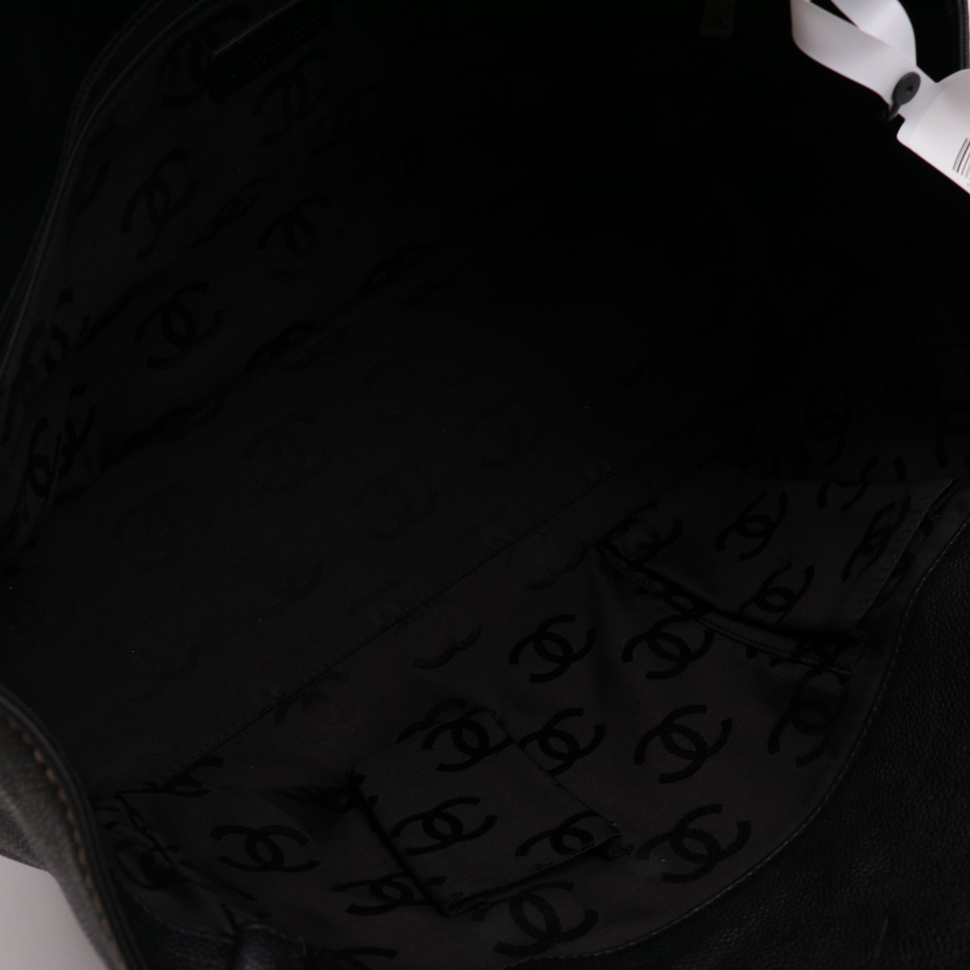 Caviar Leather Tote with Gold-Tone Hardware