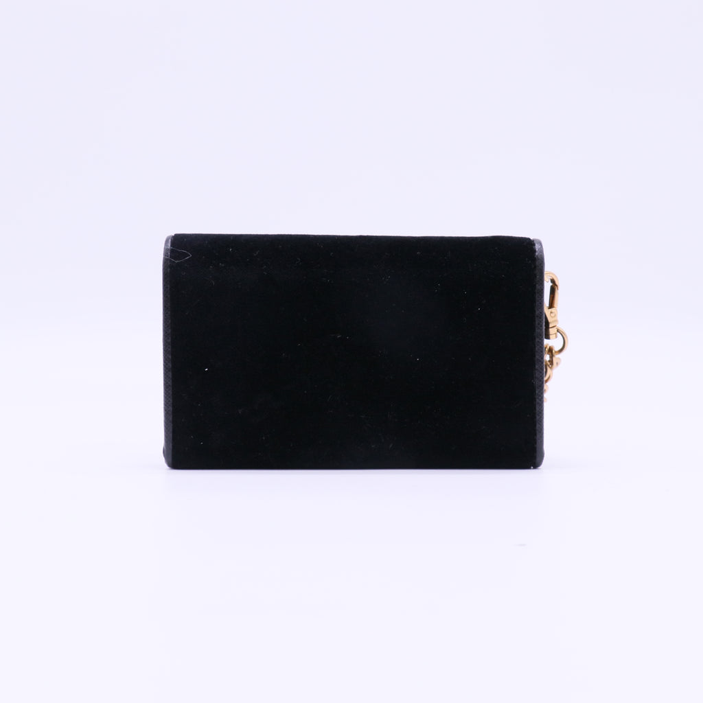 Prada Velvet Clutch W21919