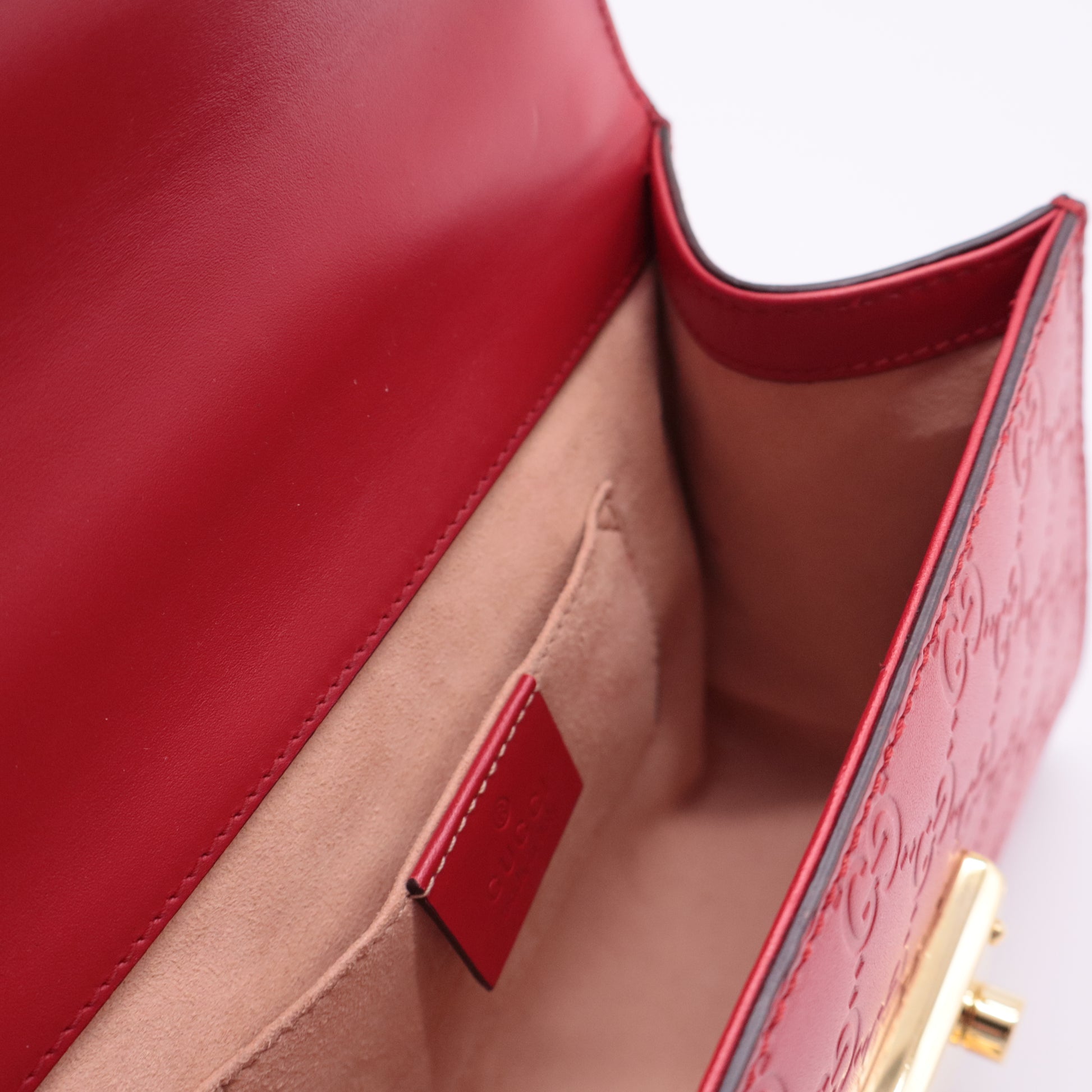 Padlock Shoulder Bag Guccissima Leather Small