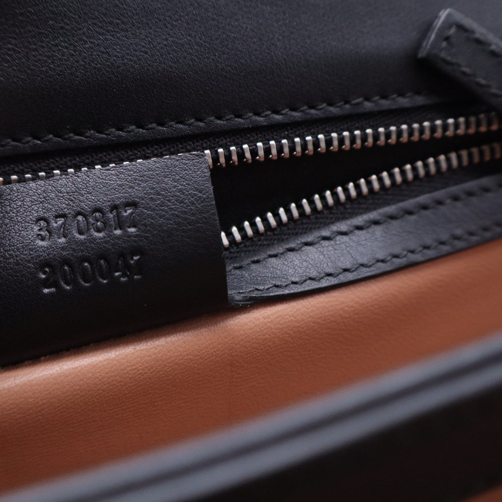 Bolsa Gucci Lady Bamboo Flap Preta B20307