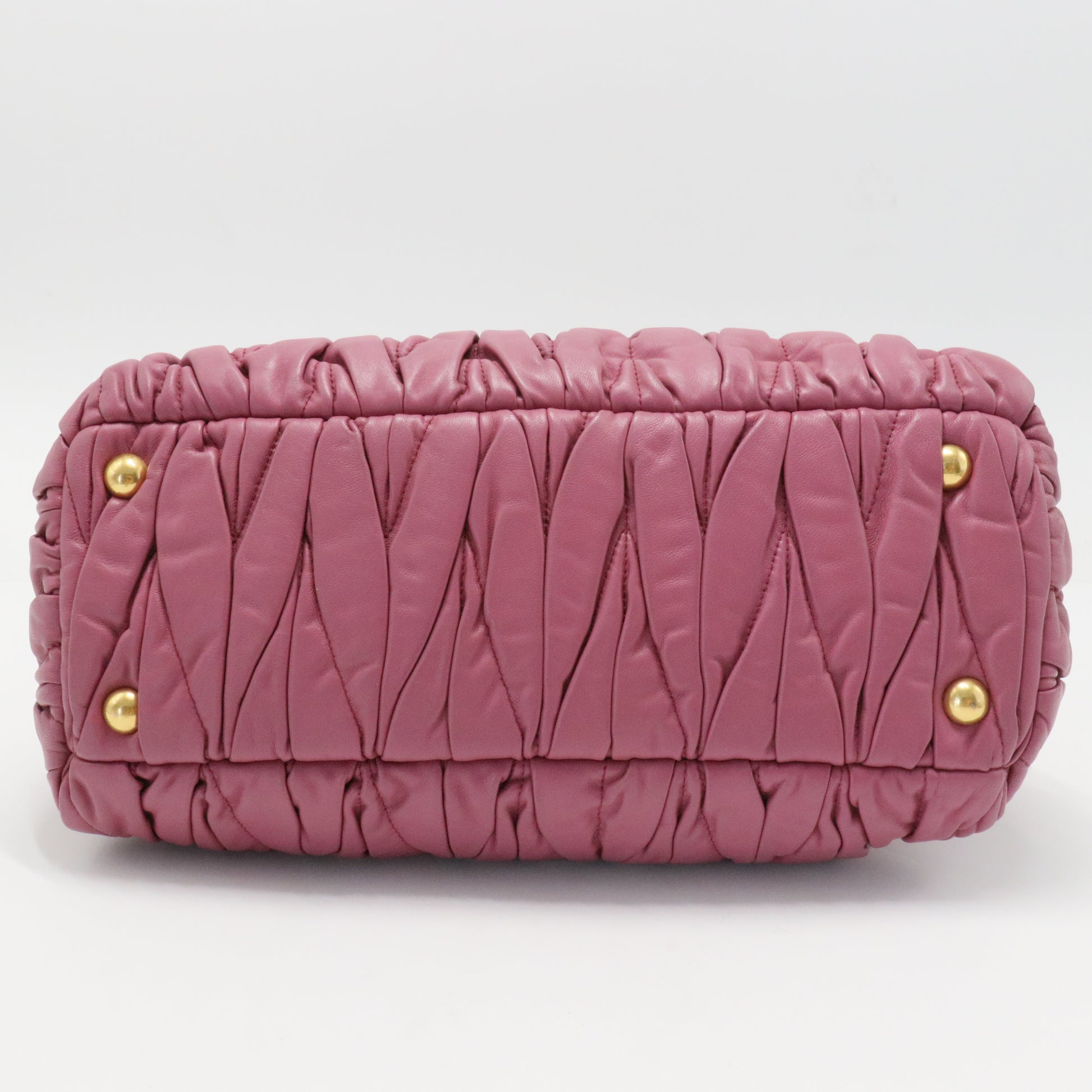 Nappa Matelasse Bauletto Top Handle Loto