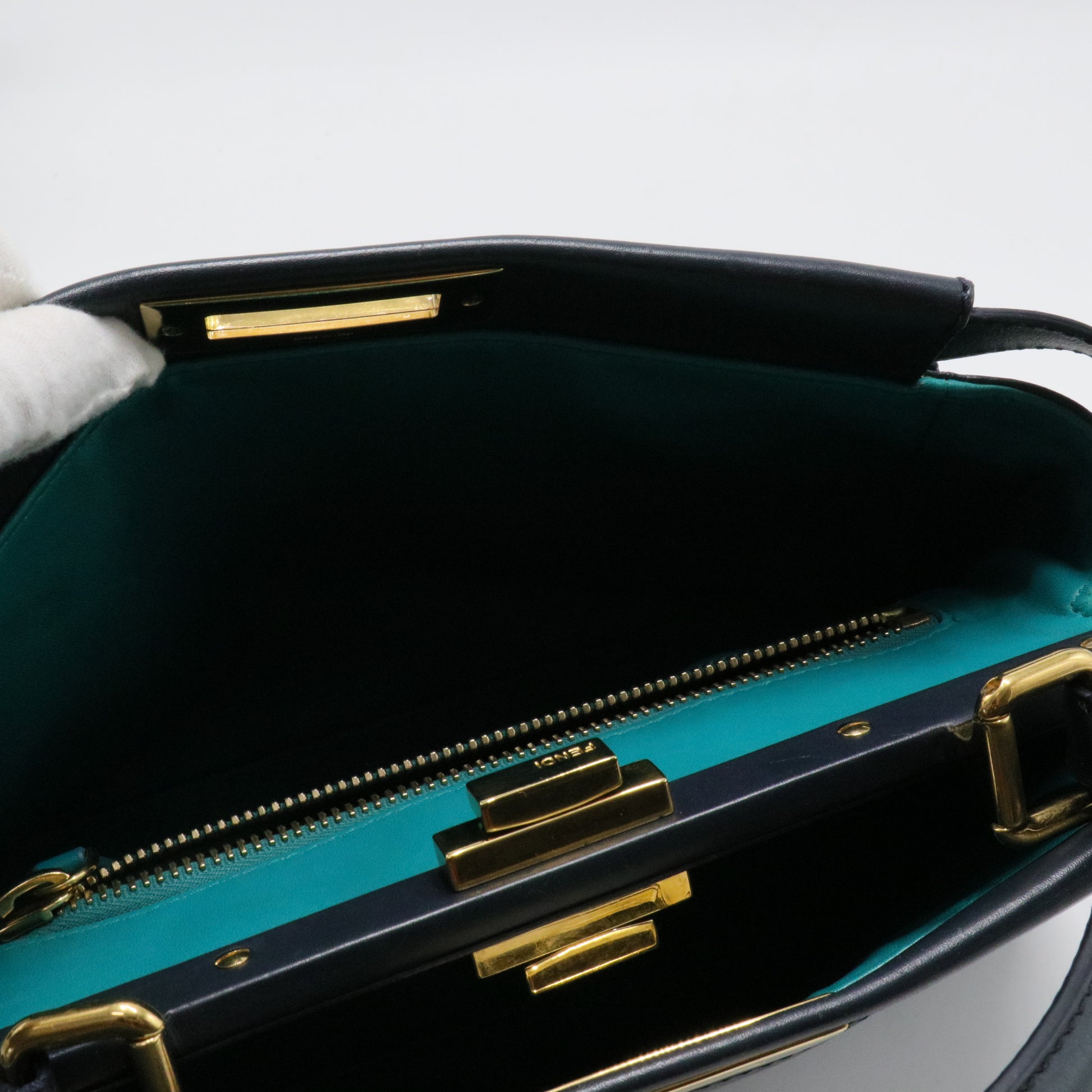 Fendi Peekaboo Bag Rigid Leather Regular