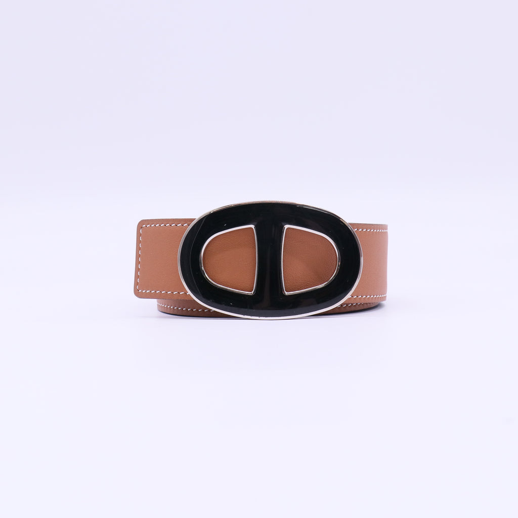 Hermès reversible leather belt W21874