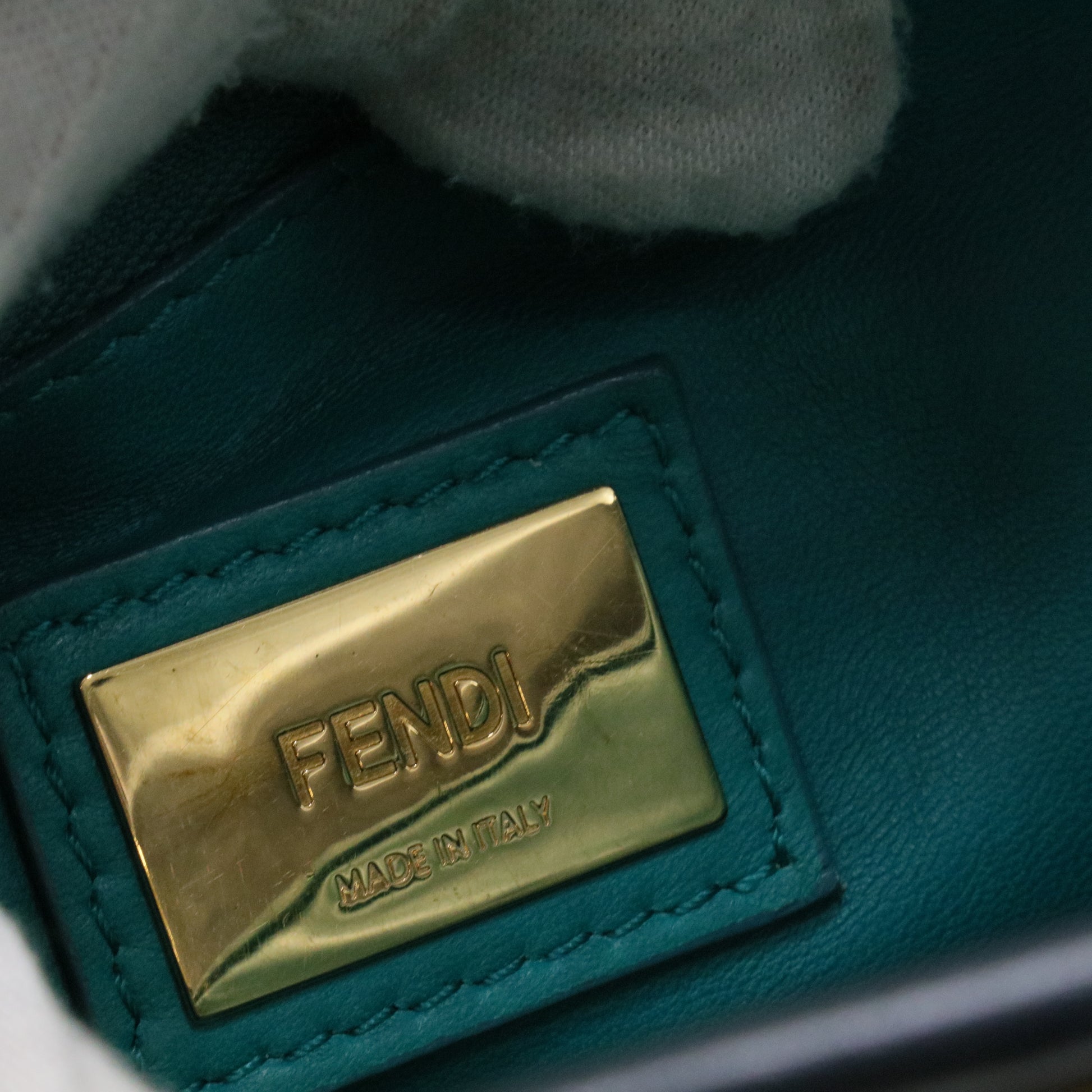 Fendi Peekaboo Bag Rigid Leather Regular