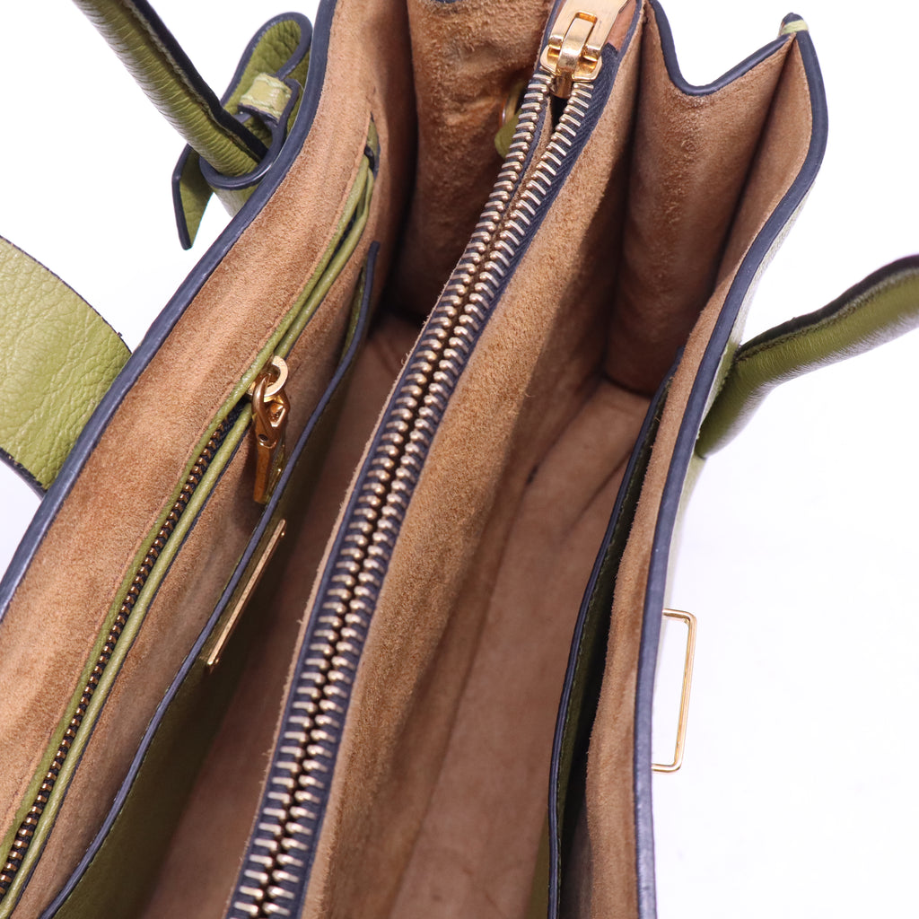 Madras Convertible Compartment Tote Leather Medium B20595