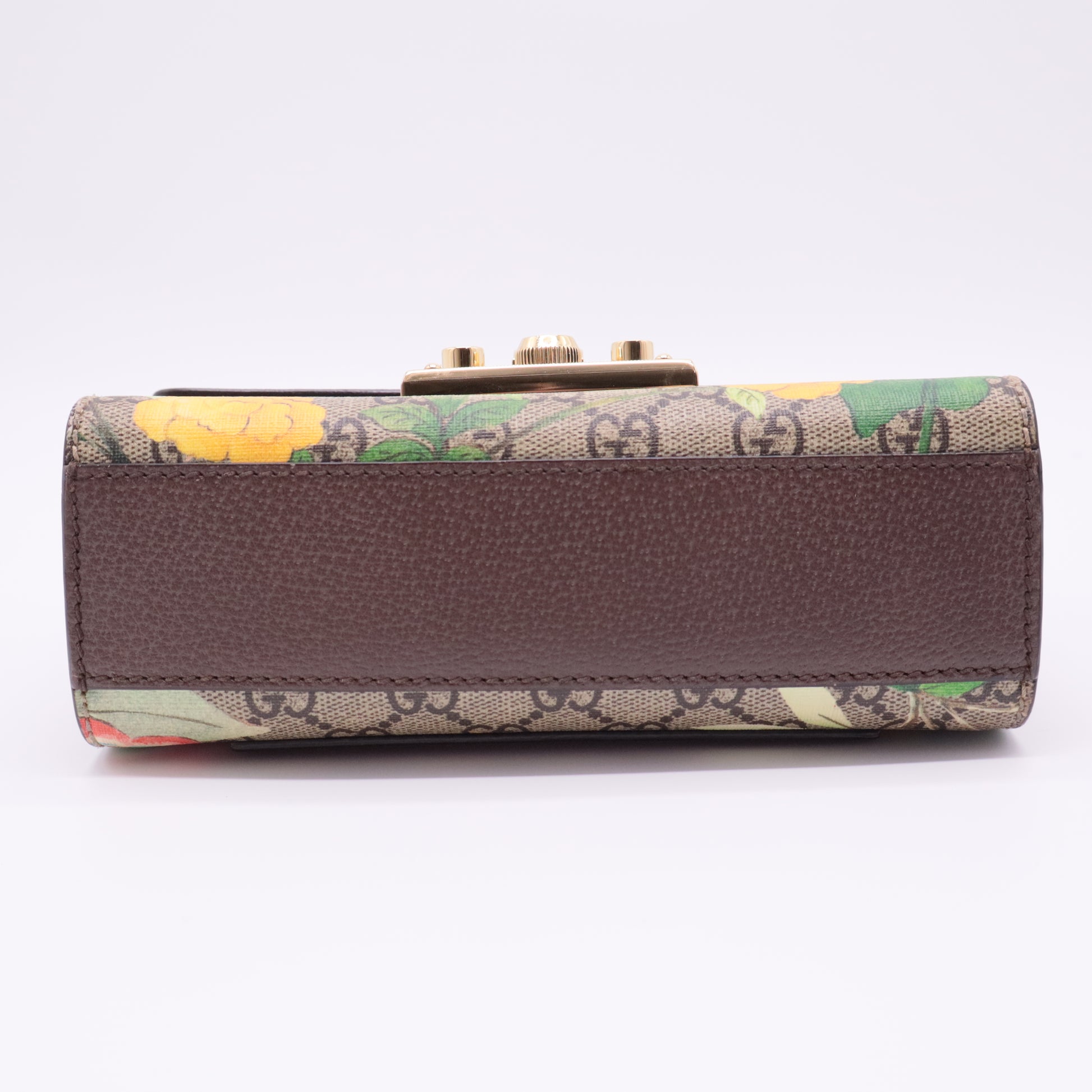 Padlock Shoulder Bag Tian Print GG Coated Canvas Small