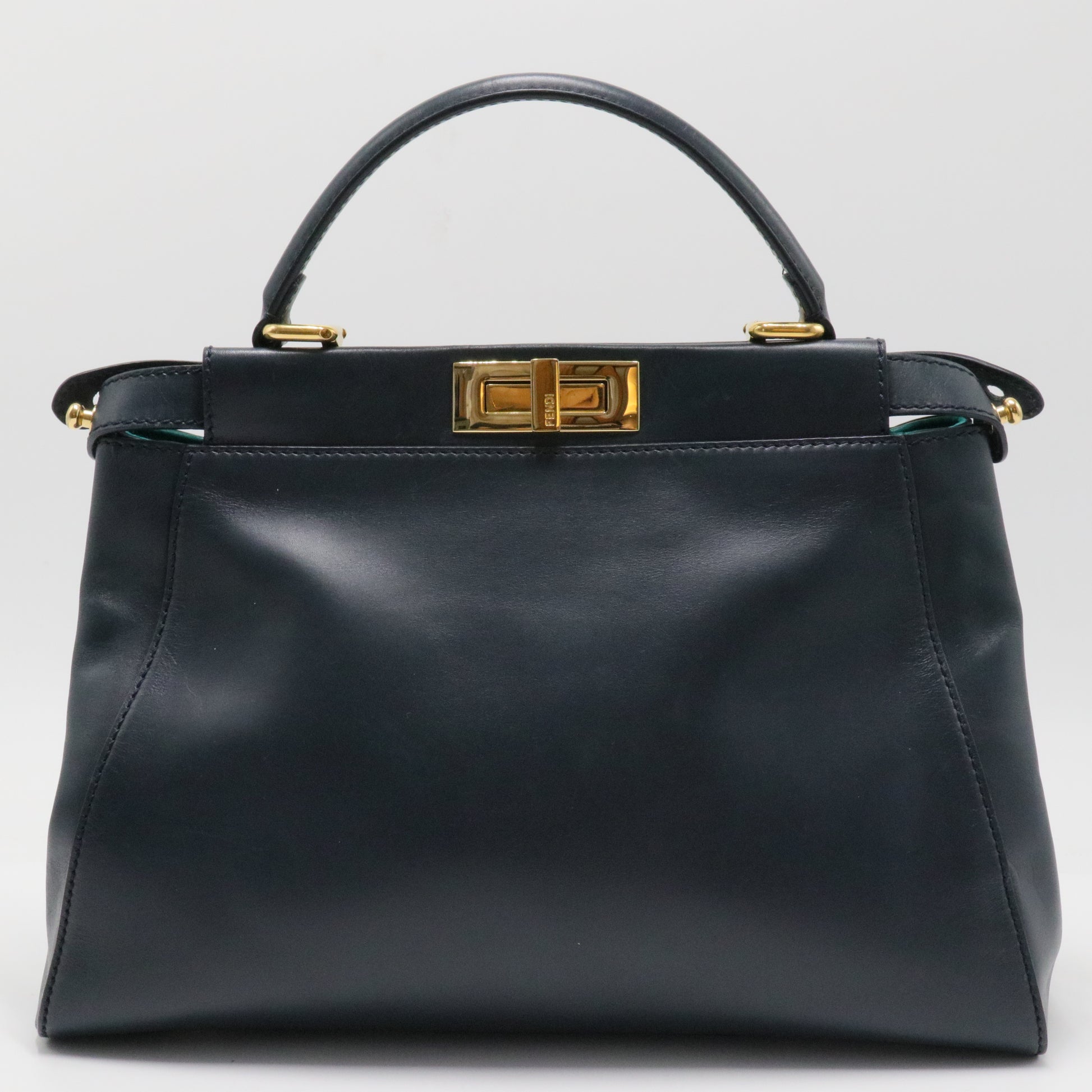 Fendi Peekaboo Bag Rigid Leather Regular