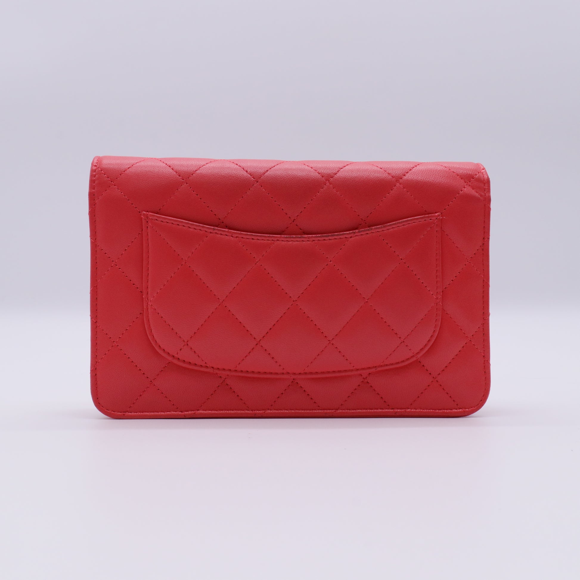 Wallet on Chain Quilted Lambskin twins