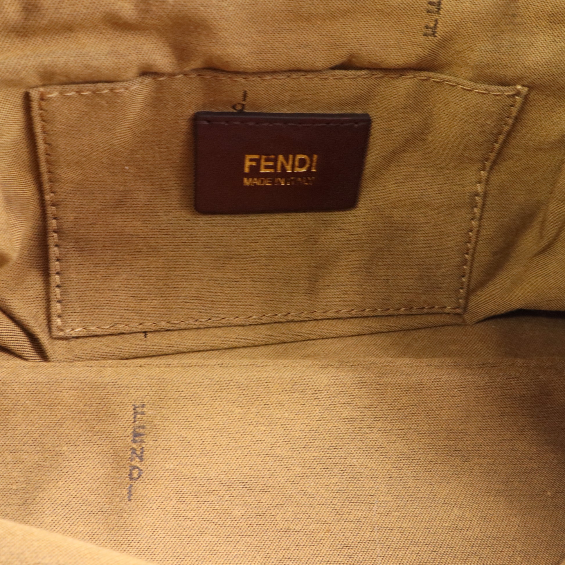 Fendi Zucca FF Chef Bag Vintage Twins