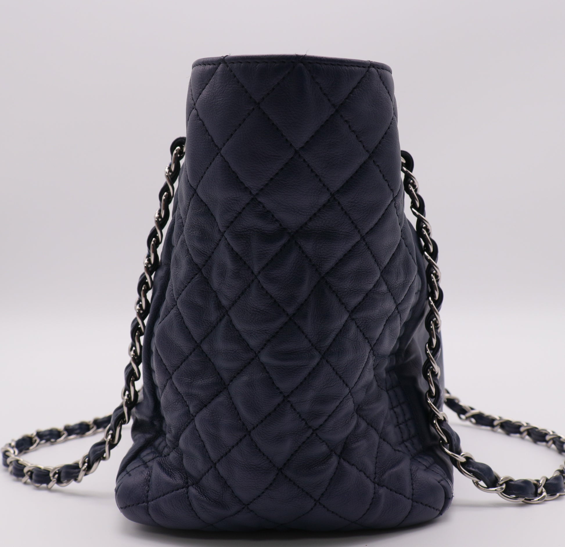 Calfskin Coco Bengal Tote Blue twins