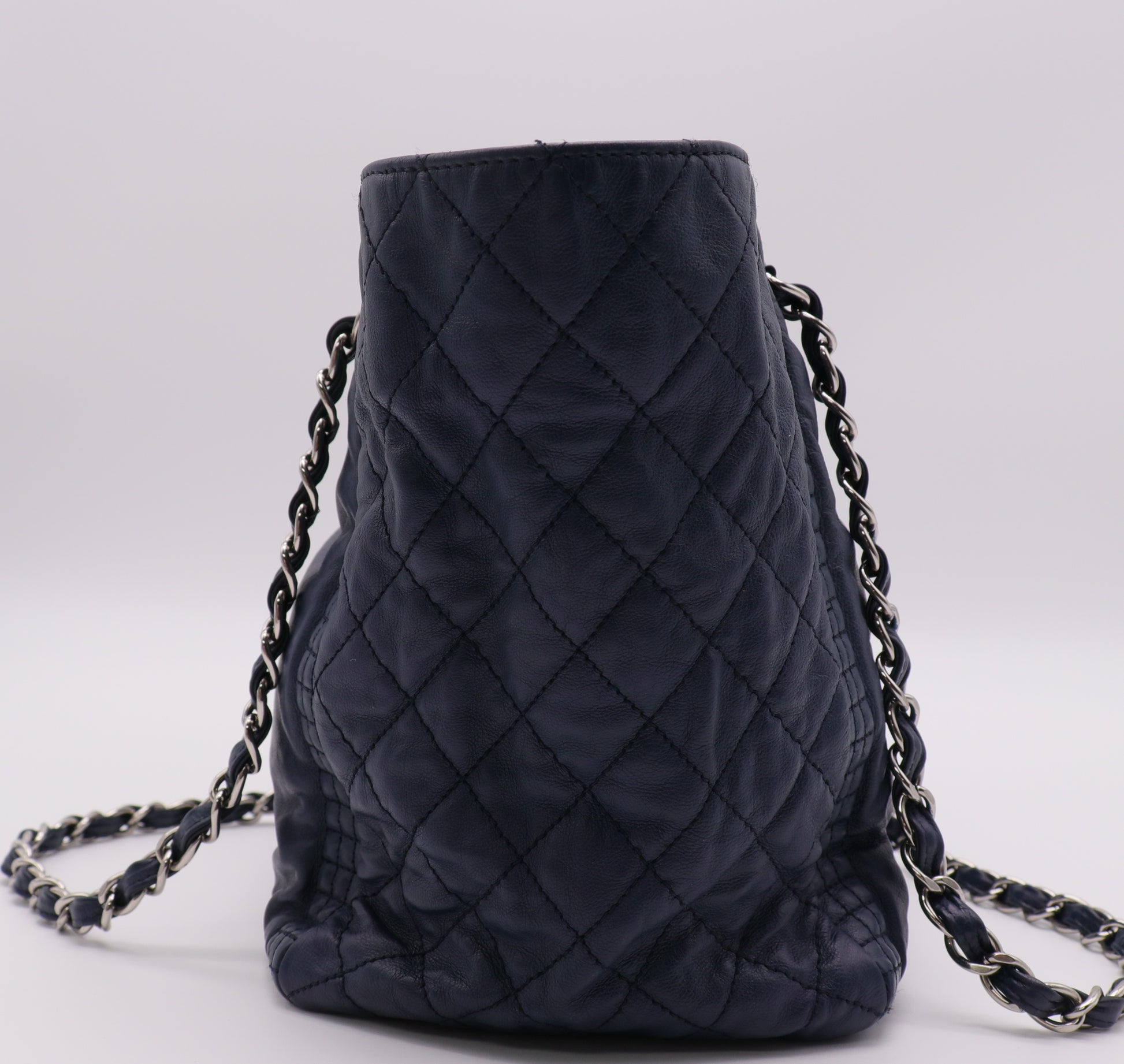 Calfskin Coco Bengal Tote Blue twins