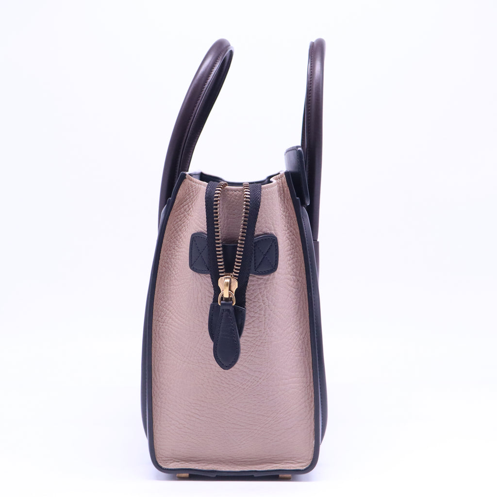 Luggage Bag Canvas and Leather Micro B21082