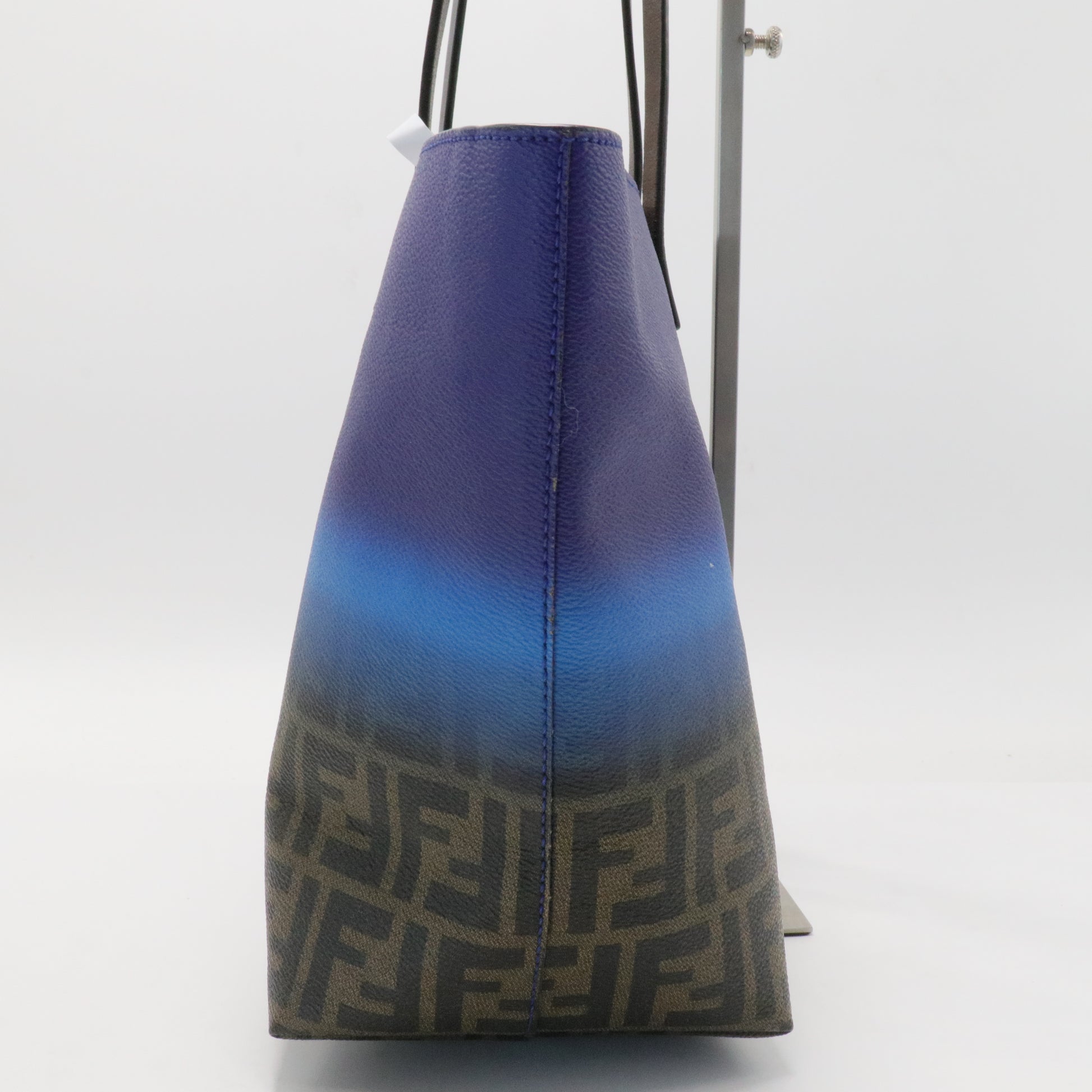 Ombre Zucca Spalmati Medium Roll Tote Tobacco Turquoise