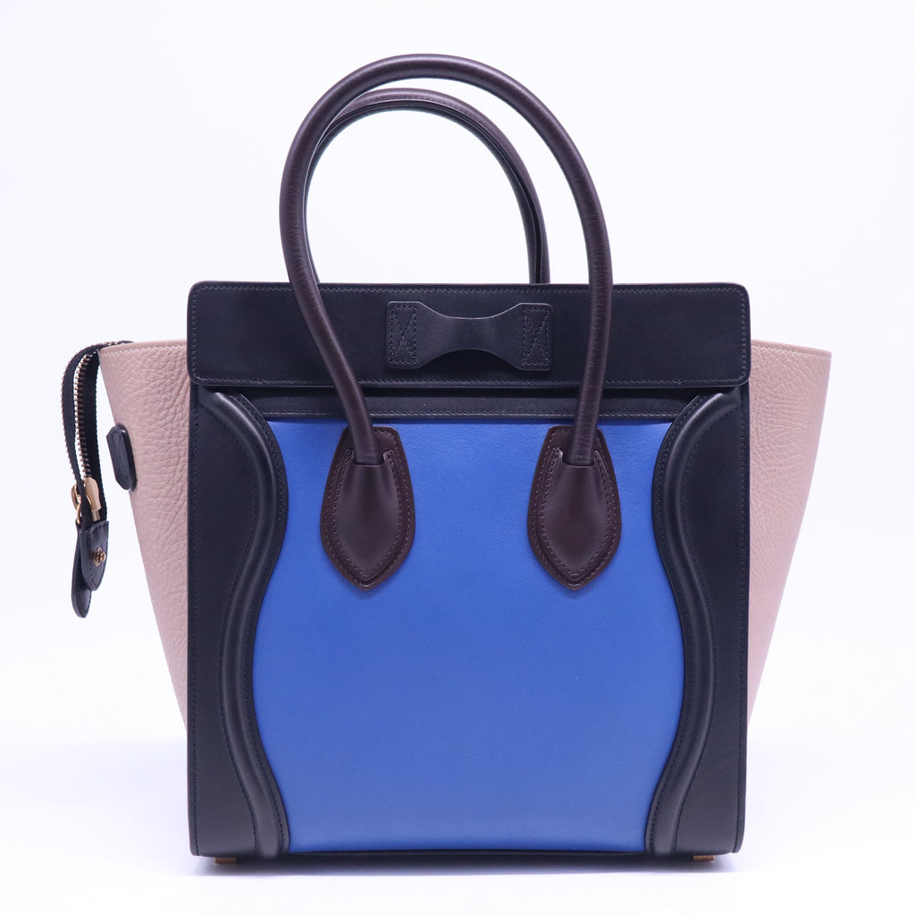 Luggage Bag Canvas and Leather Micro B21082