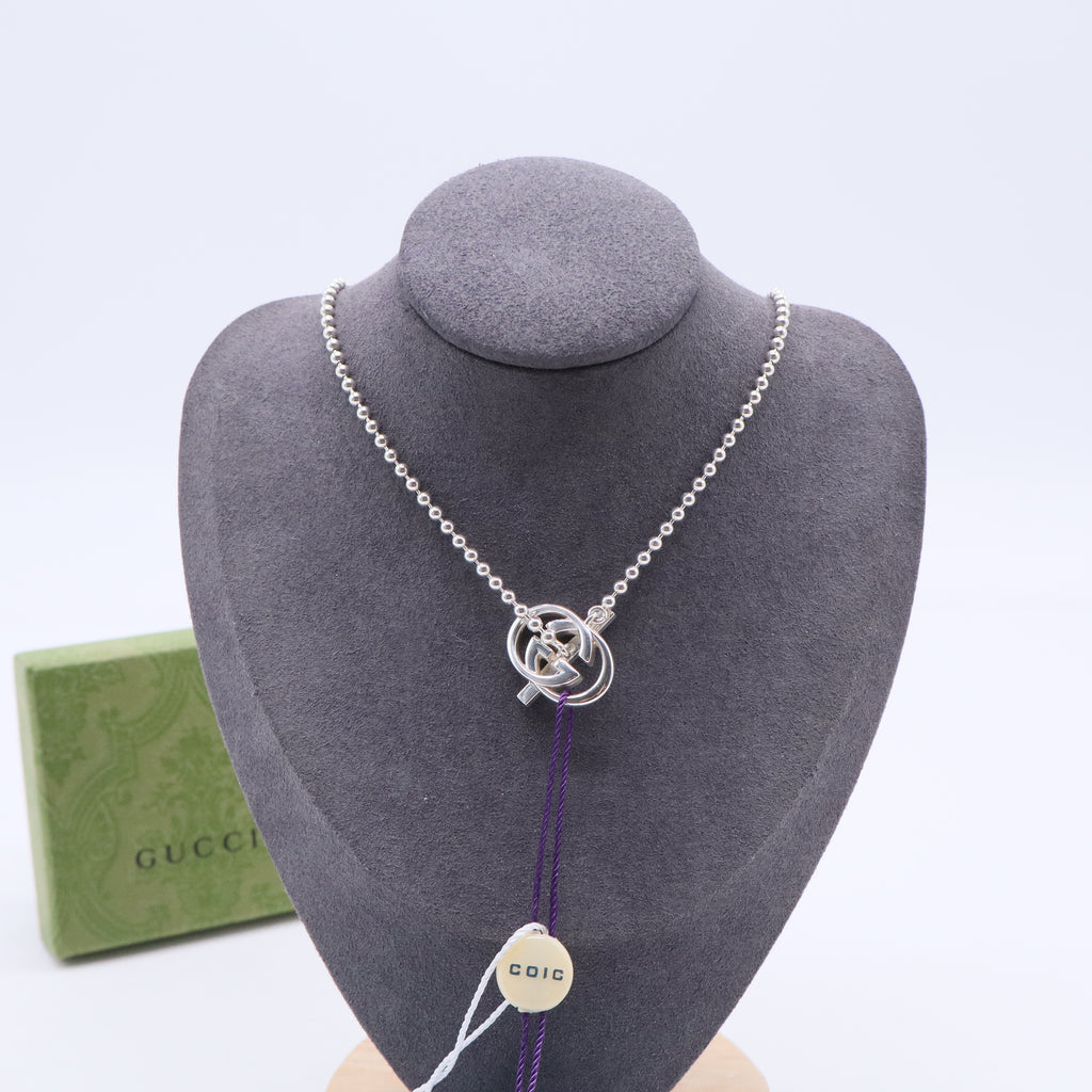 Gucci Interlocking G Pendant Necklace Twins LDJ3062