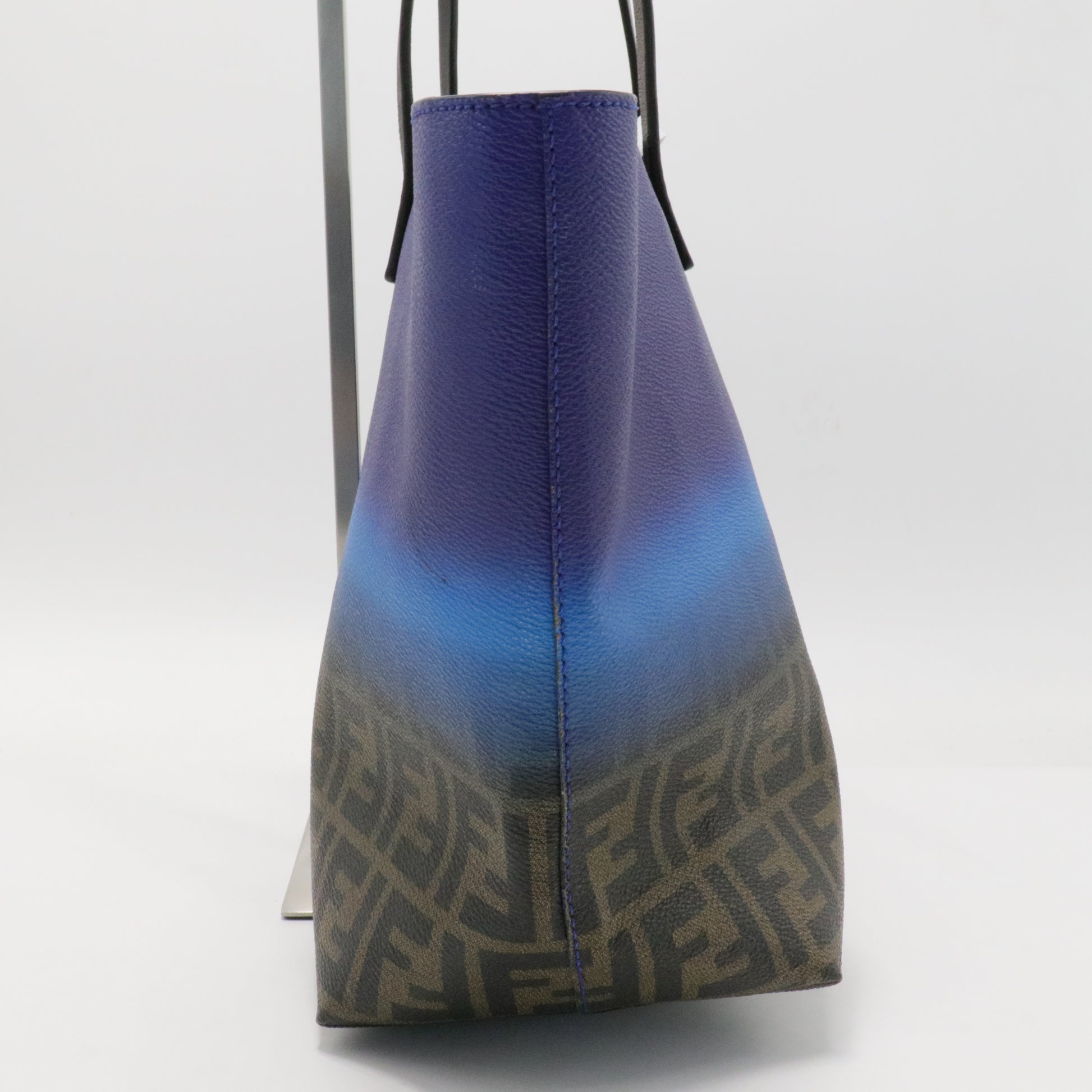 Ombre Zucca Spalmati Medium Roll Tote Tobacco Turquoise
