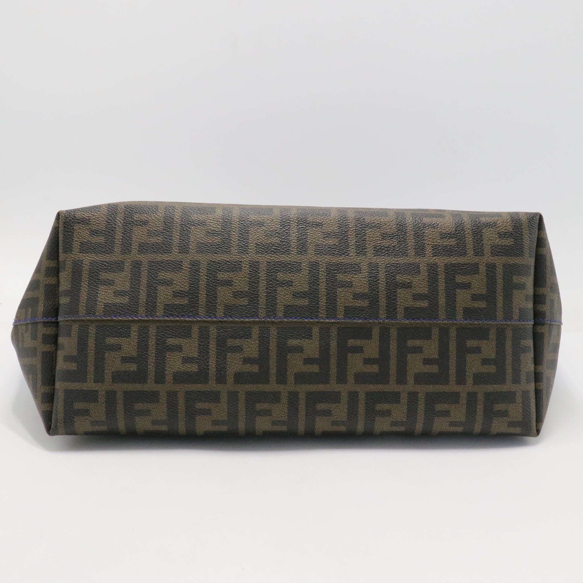 Ombre Zucca Spalmati Medium Roll Tote Tobacco Turquoise