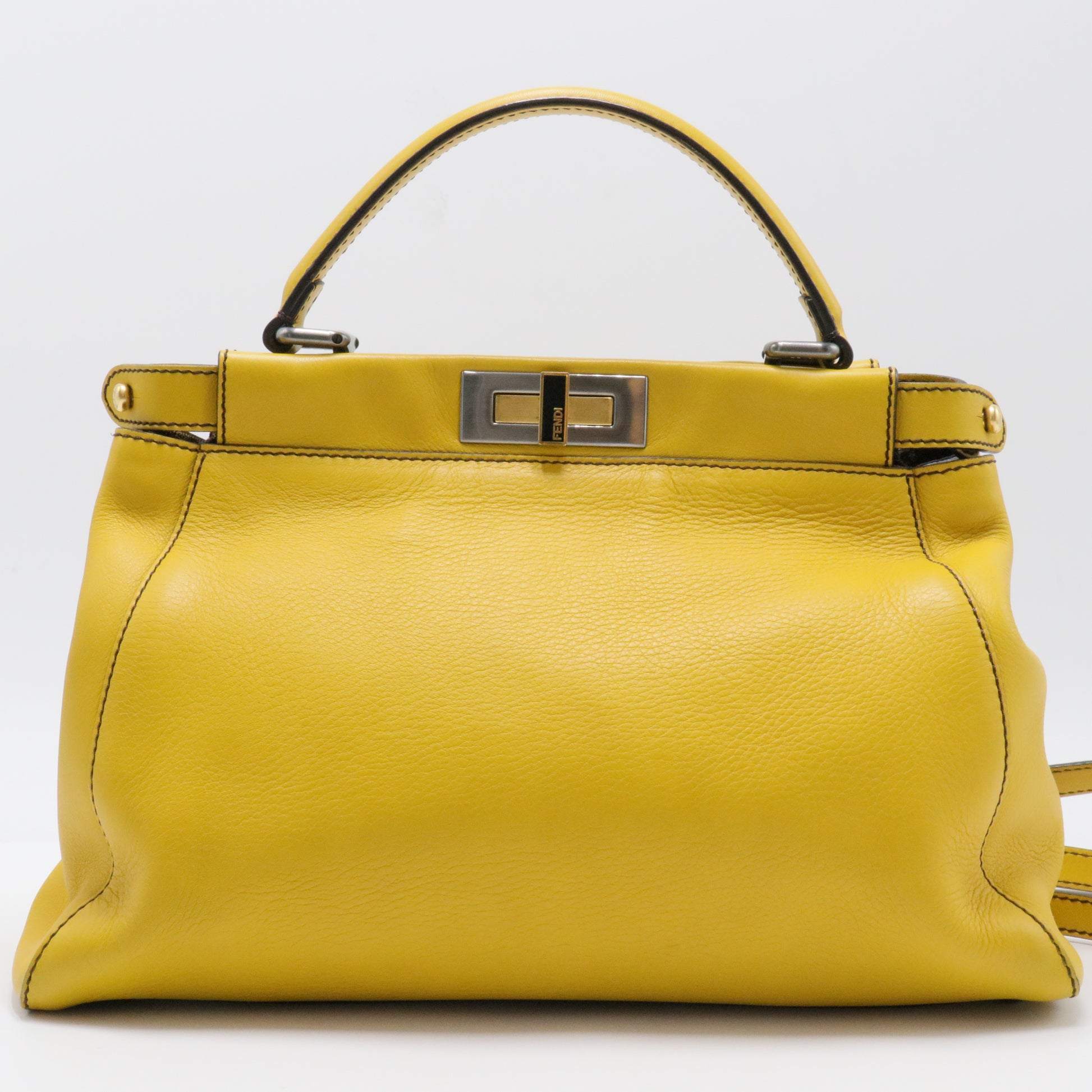 Fendi Peekaboo Bag Soft Leather Regular