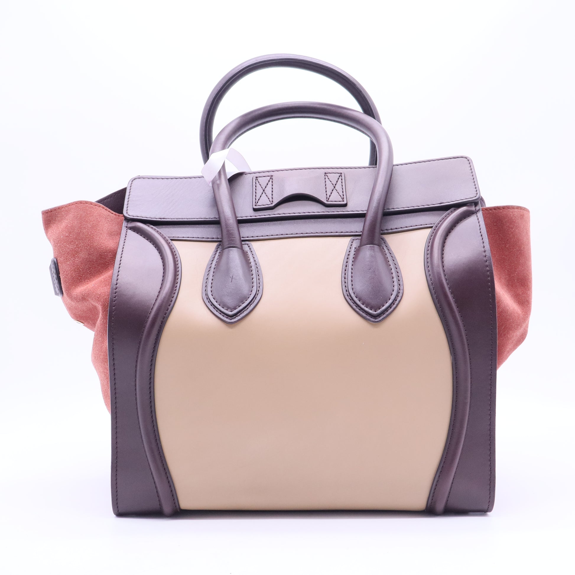 Tricolor Luggage Bag Felt Mini B20119