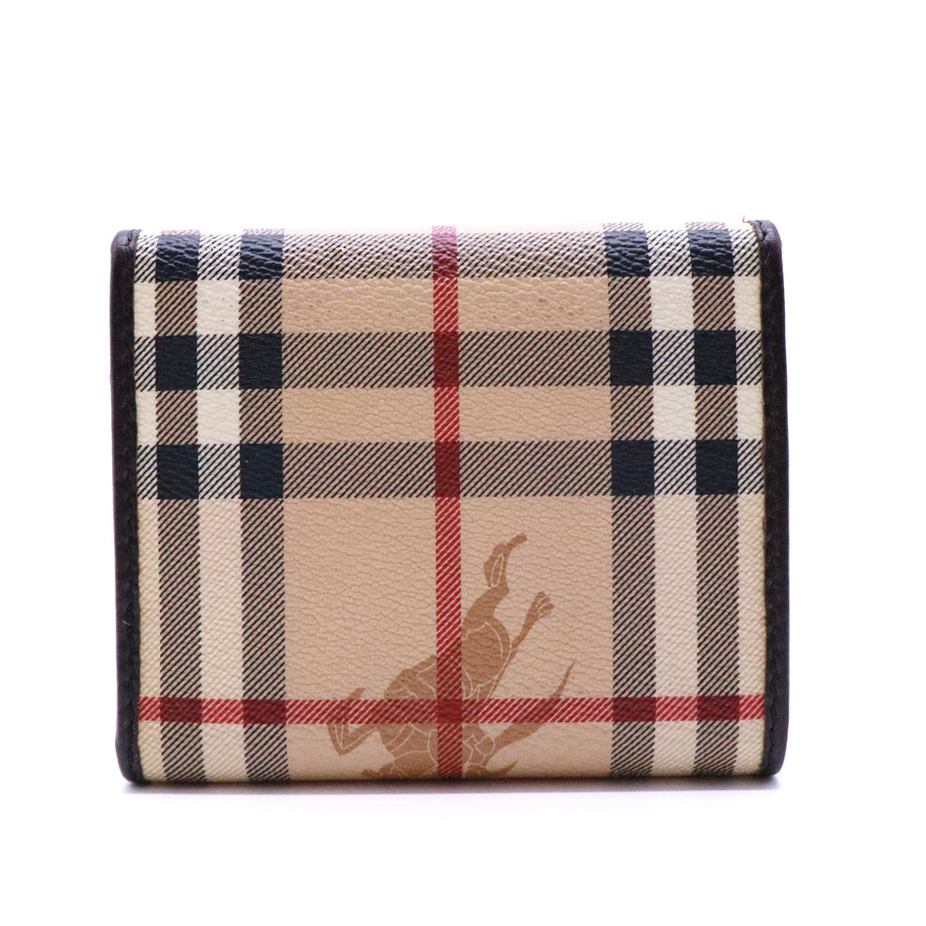 Haymarket Check Pattern Plaid Print Wallet