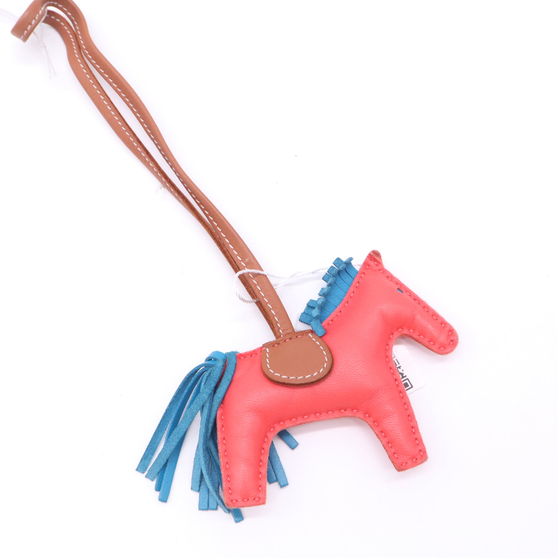 Hermes Milo Lambskin Grigri Rodeo Horse Bag Charm Twins LDZ509