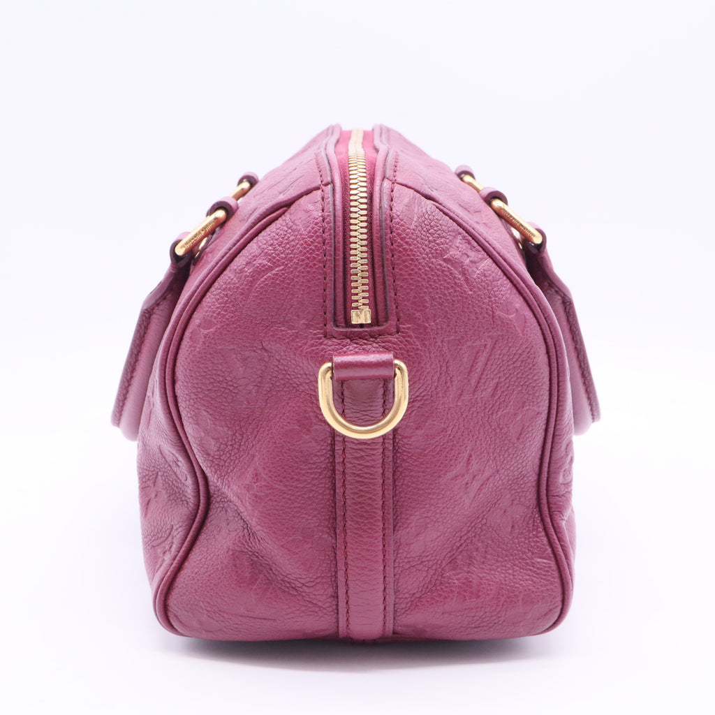 Speedy Bandouliere Bag Monogram Empreinte Leather 25